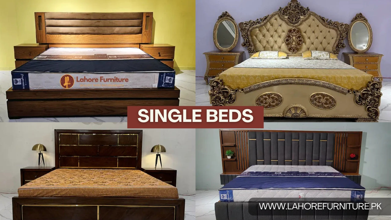 Premium Single Beds at Lahore Furniture 