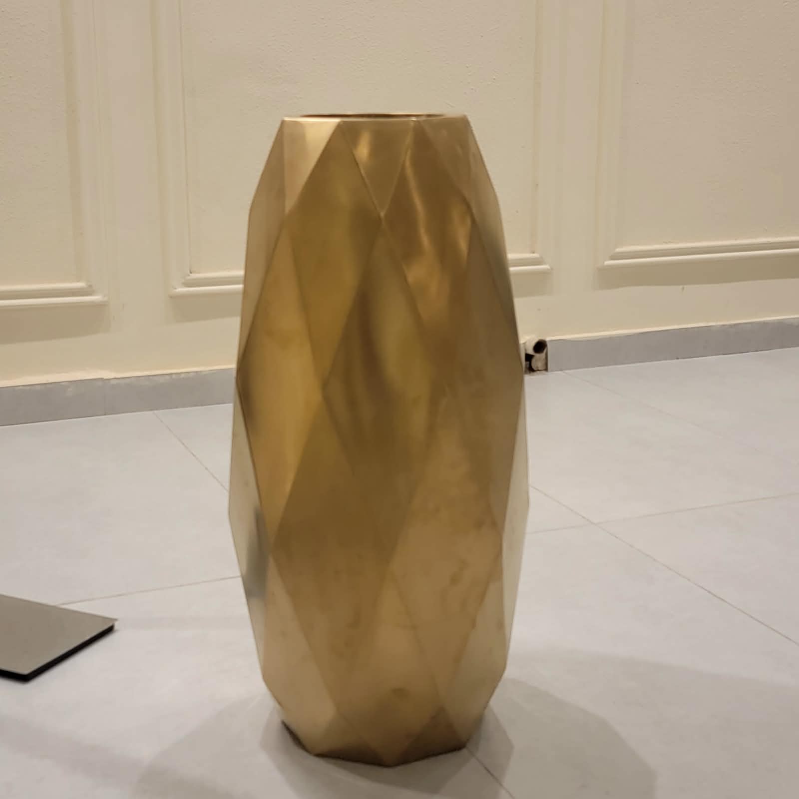 Angular Gold Vase