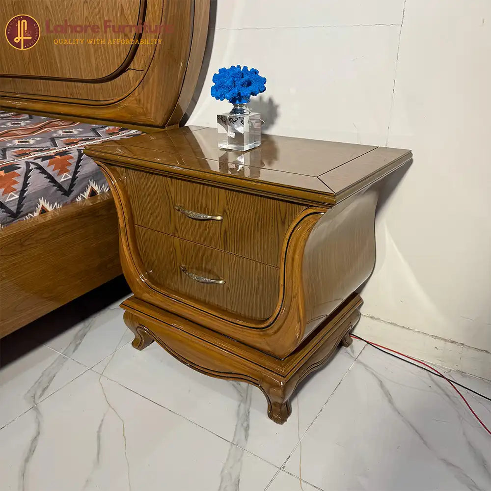 Premium Curved Panel Bed Set - AK35
