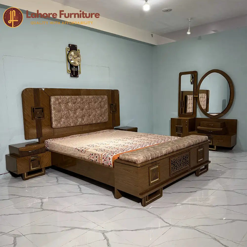 Luxurious contemporary Bed Set -  Ak38