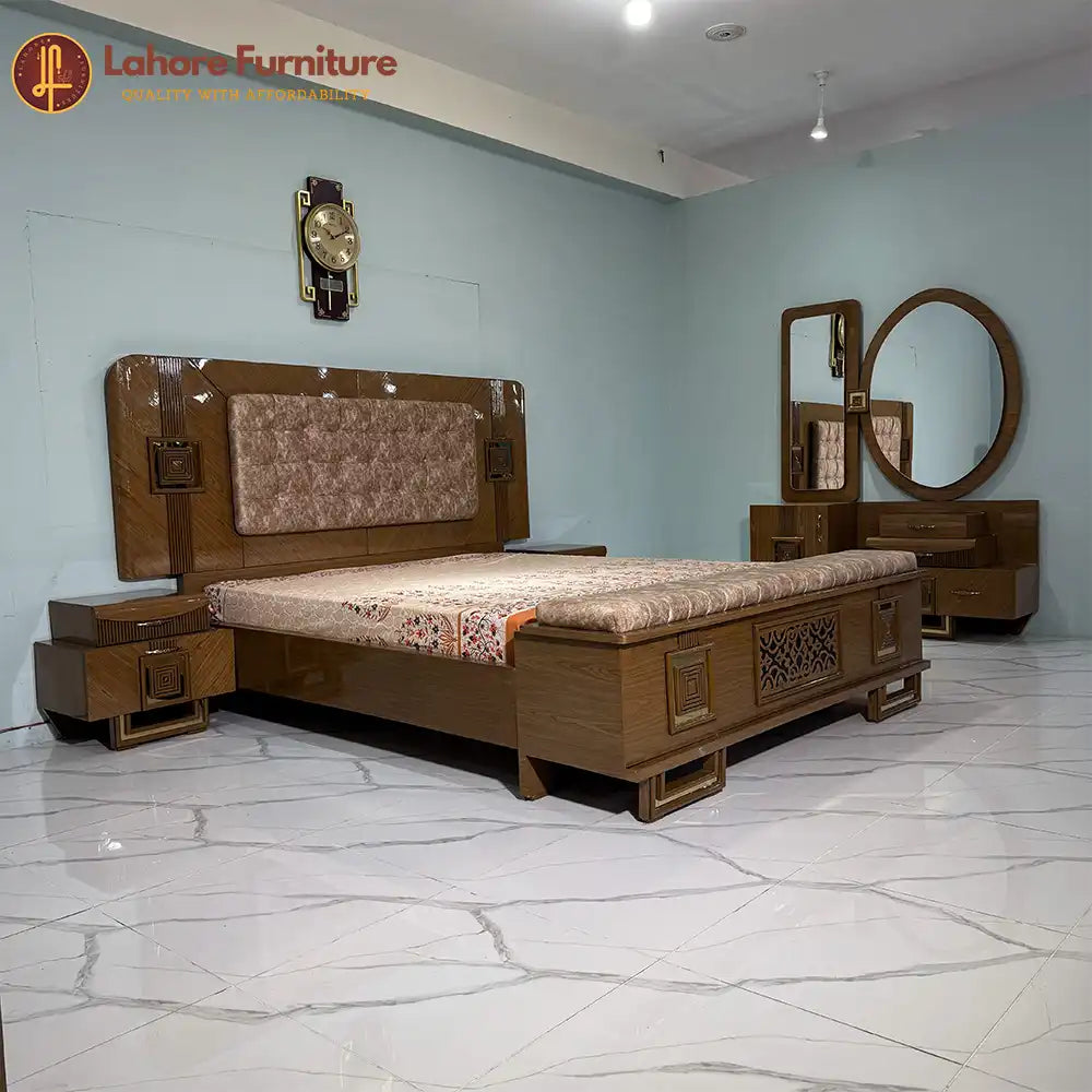 Luxurious contemporary Bed Set -  Ak38