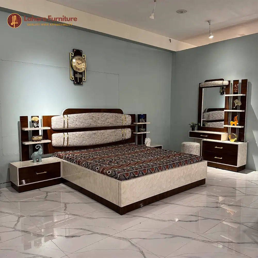 Modern Upholstered Bedroom Set -  AS35