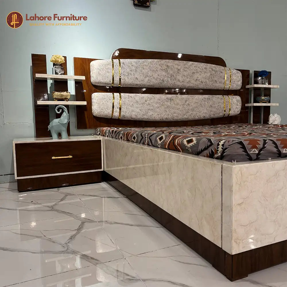 Modern Upholstered Bedroom Set -  AS35