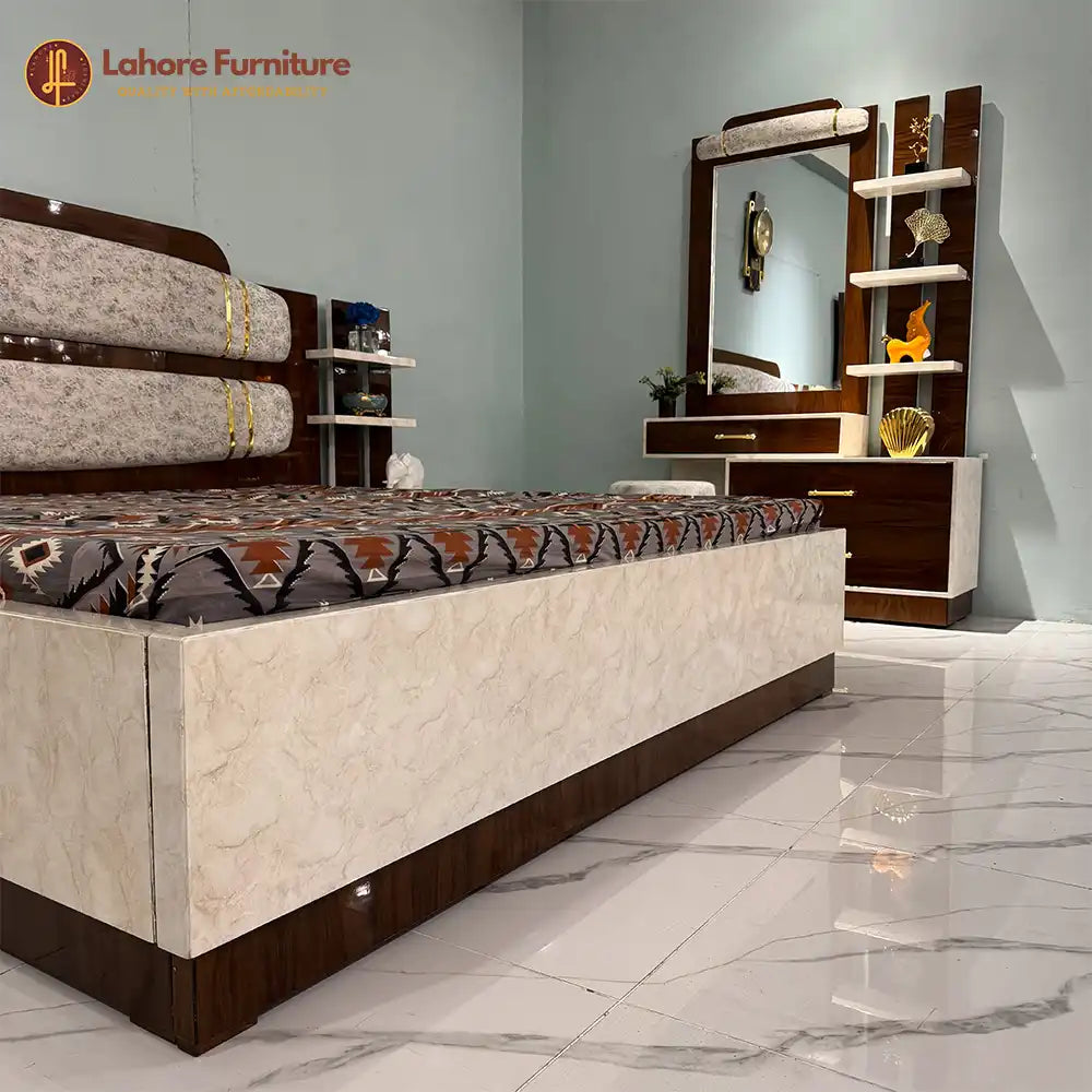 Modern Upholstered Bedroom Set -  AS35