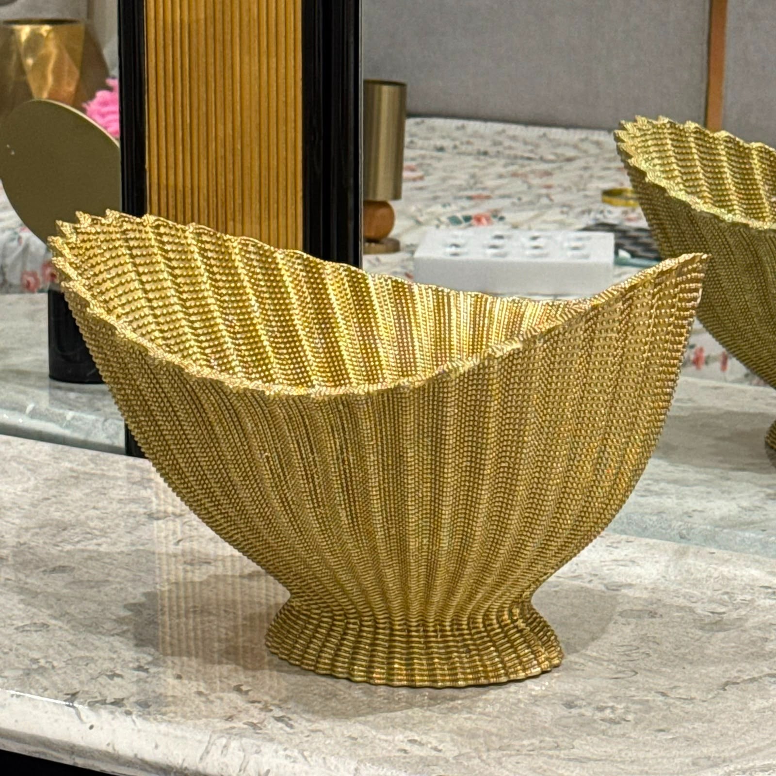Brass Loom Basket