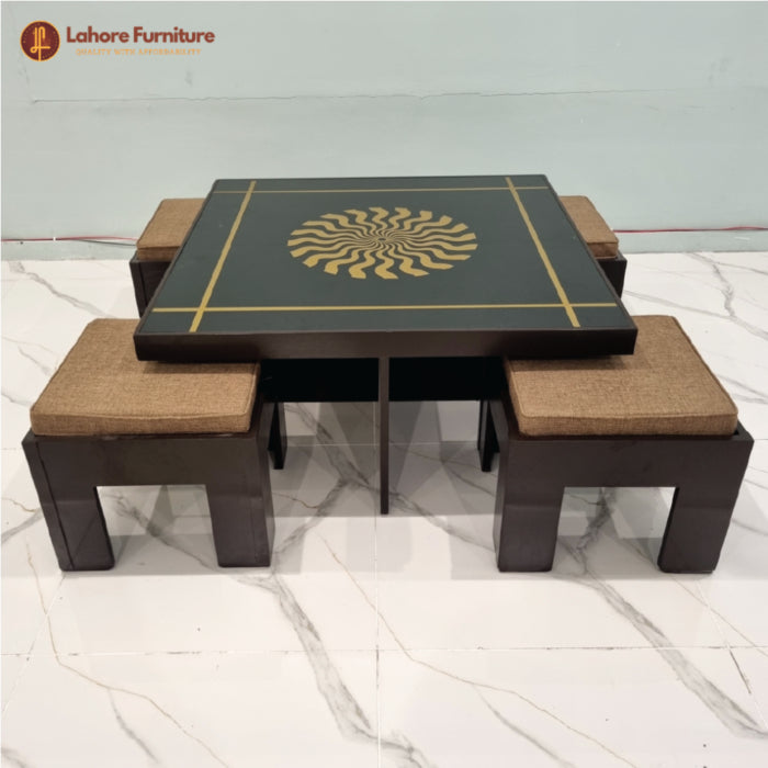 Nesting Center  Table with 4 Stools  - CT35