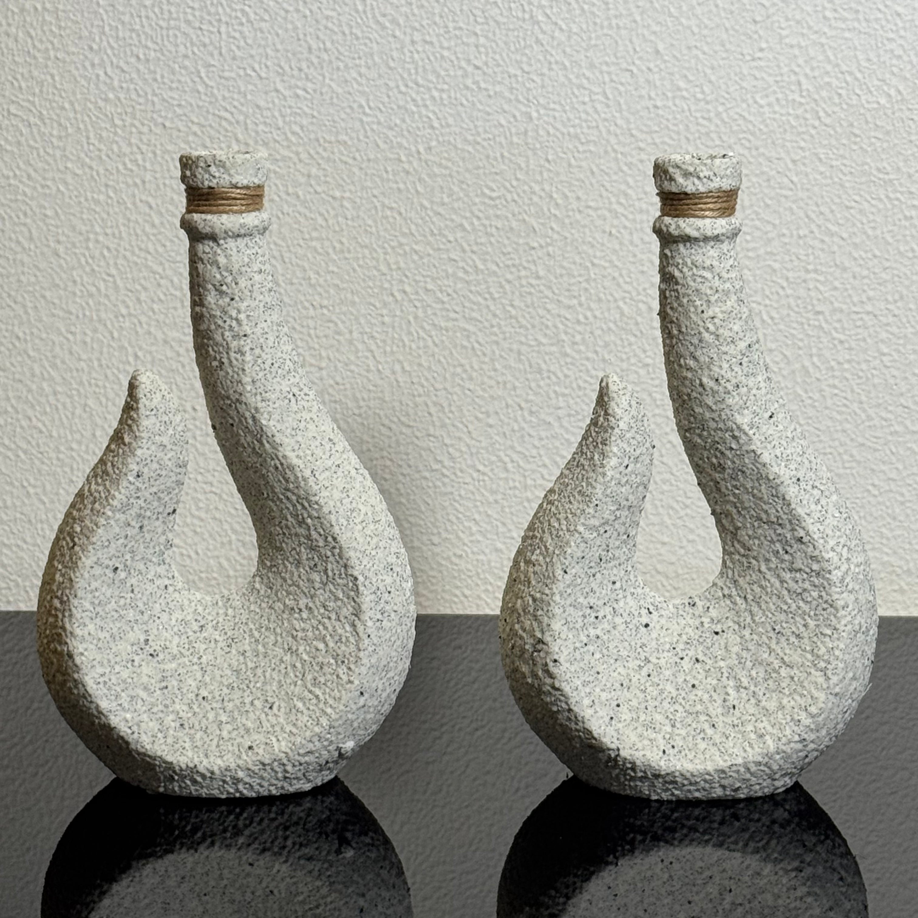 Curved Neck Vases