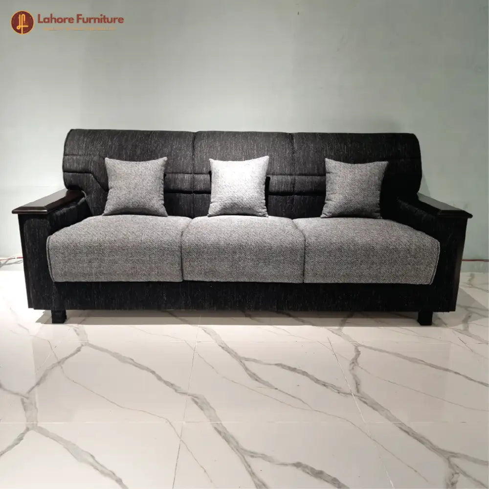 Comfortable and Elegant GrandGrove Wooden Couch # S42