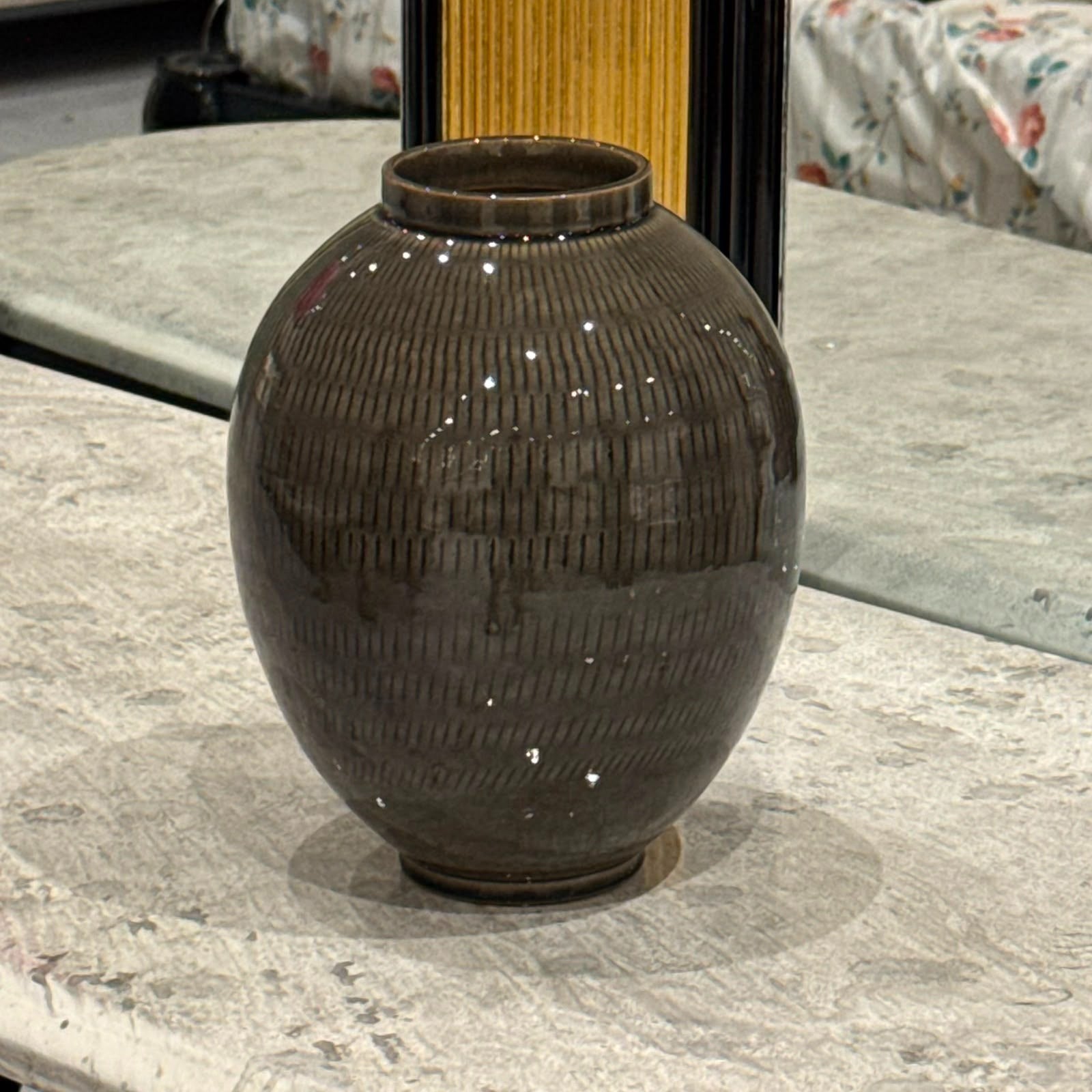 Groove Sphere Vase
