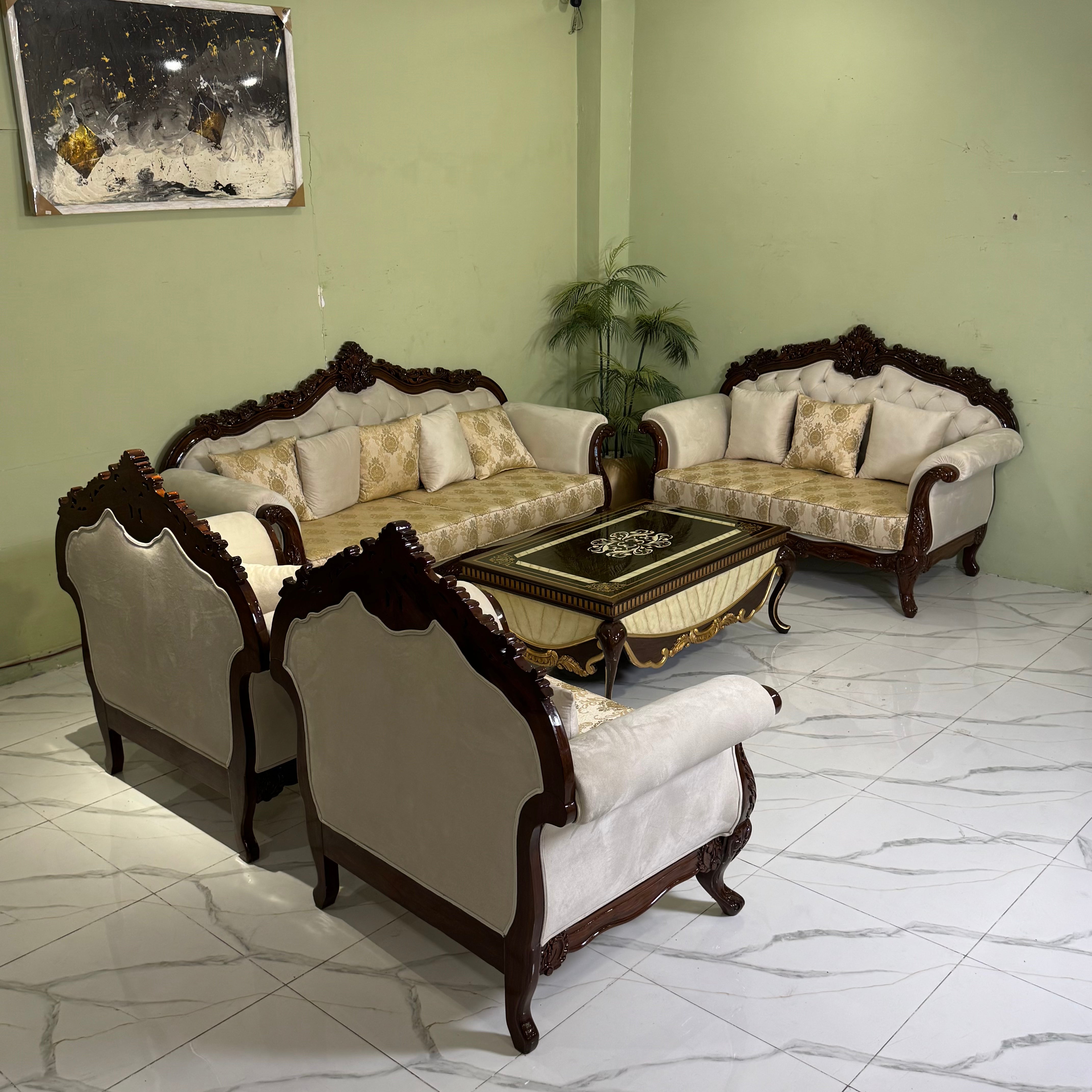 Majestic 7-Seater Victorian Sofa Set #S70