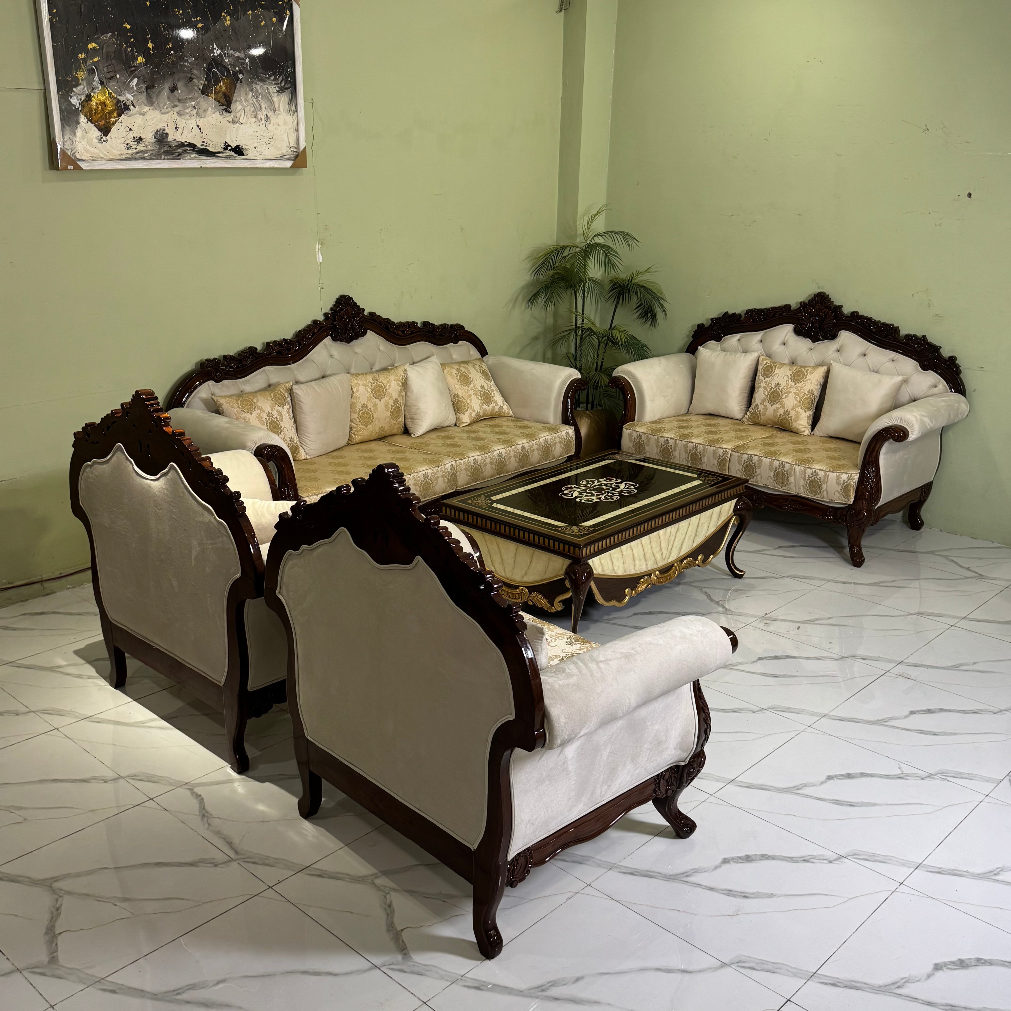 Majestic 7-Seater Victorian Sofa Set #S70