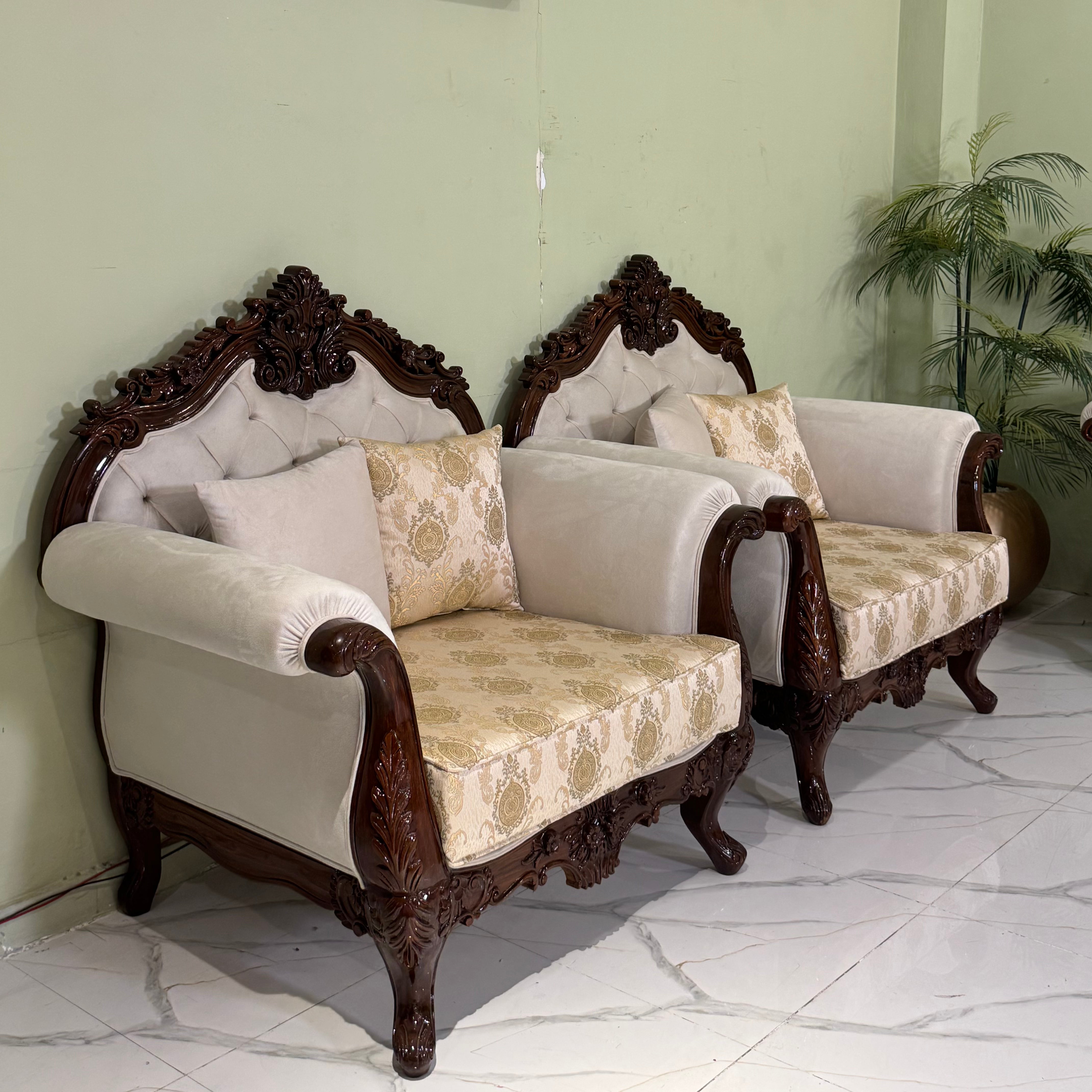 Majestic 7-Seater Victorian Sofa Set #S70