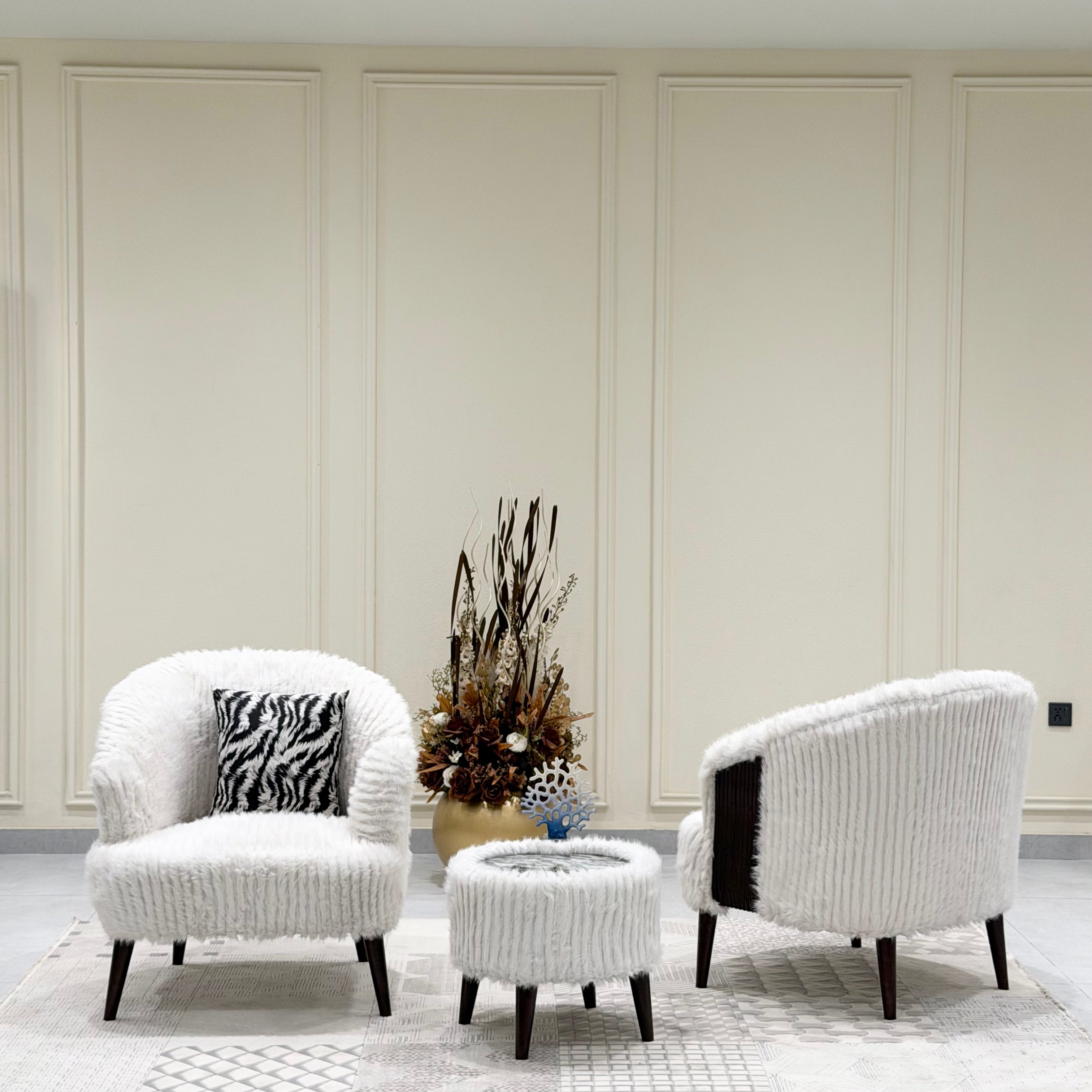 Cloudmere Ultra-Soft Faux Fur Accent Chair