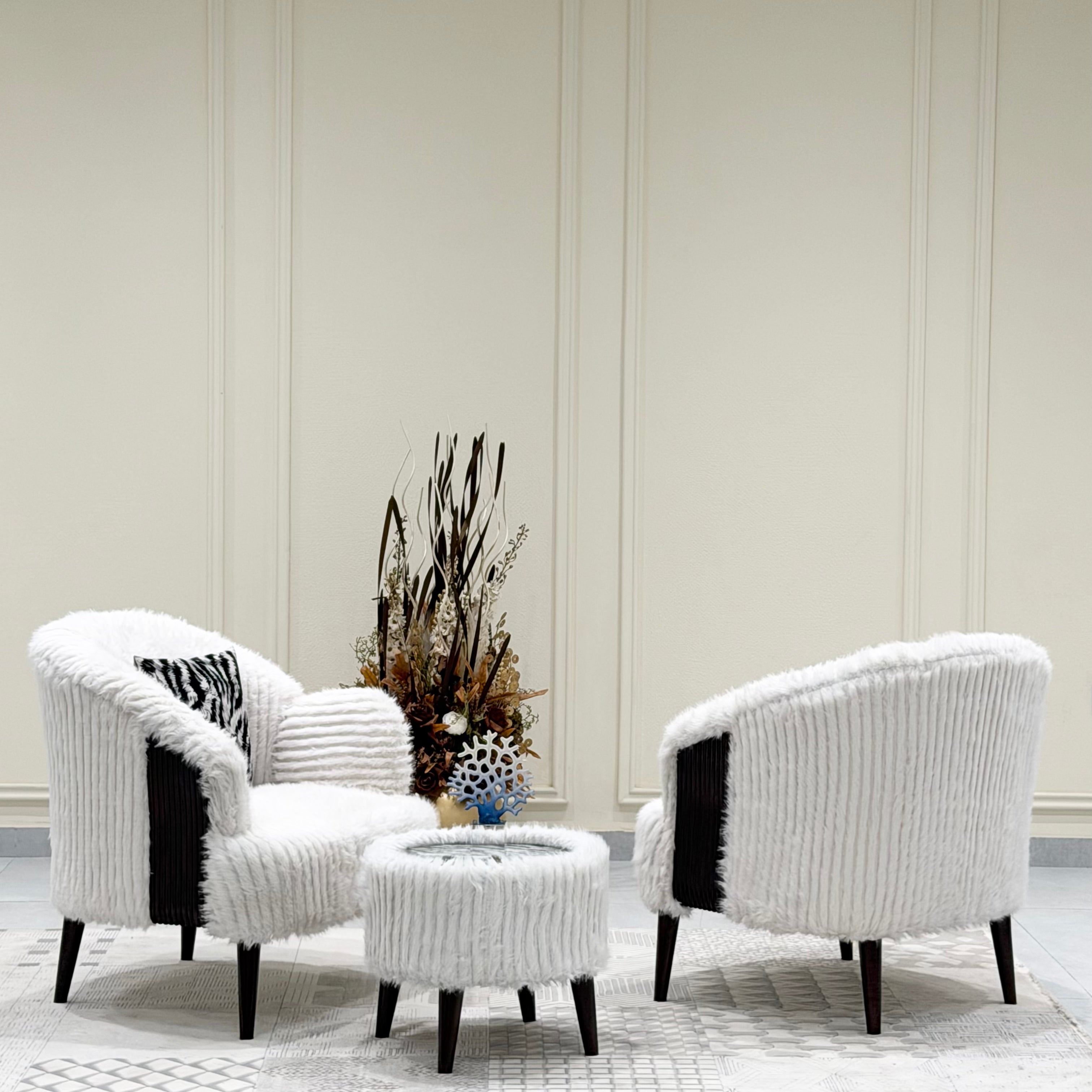 Cloudmere Ultra-Soft Faux Fur Accent Chair