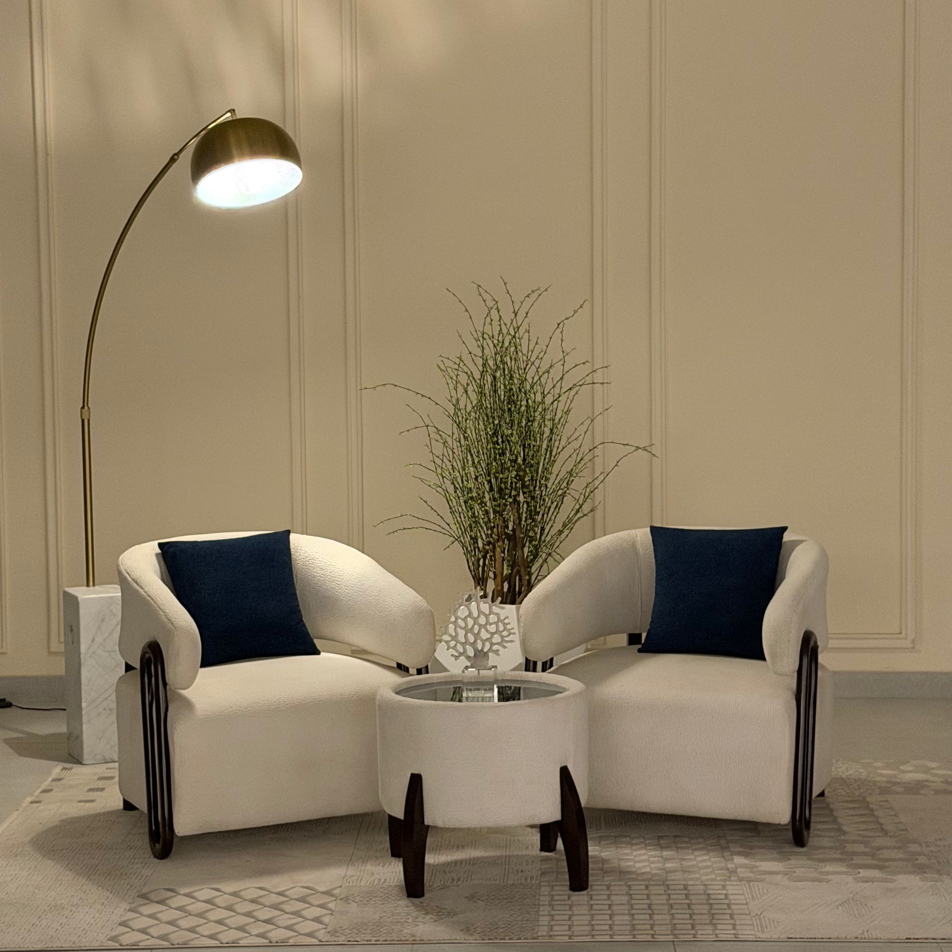 Loopline Modern Upholstered Accent Chair