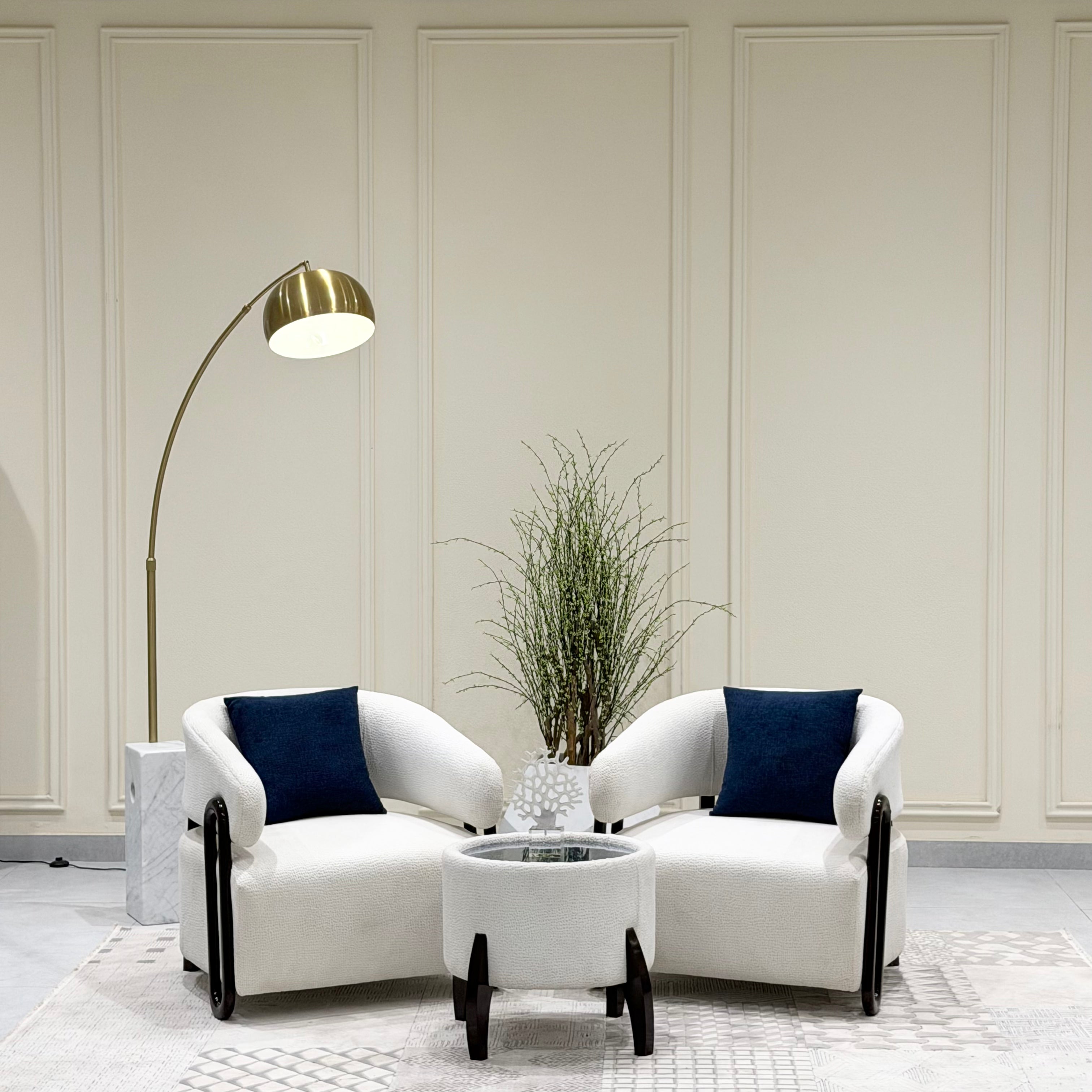 Loopline Modern Upholstered Accent Chair