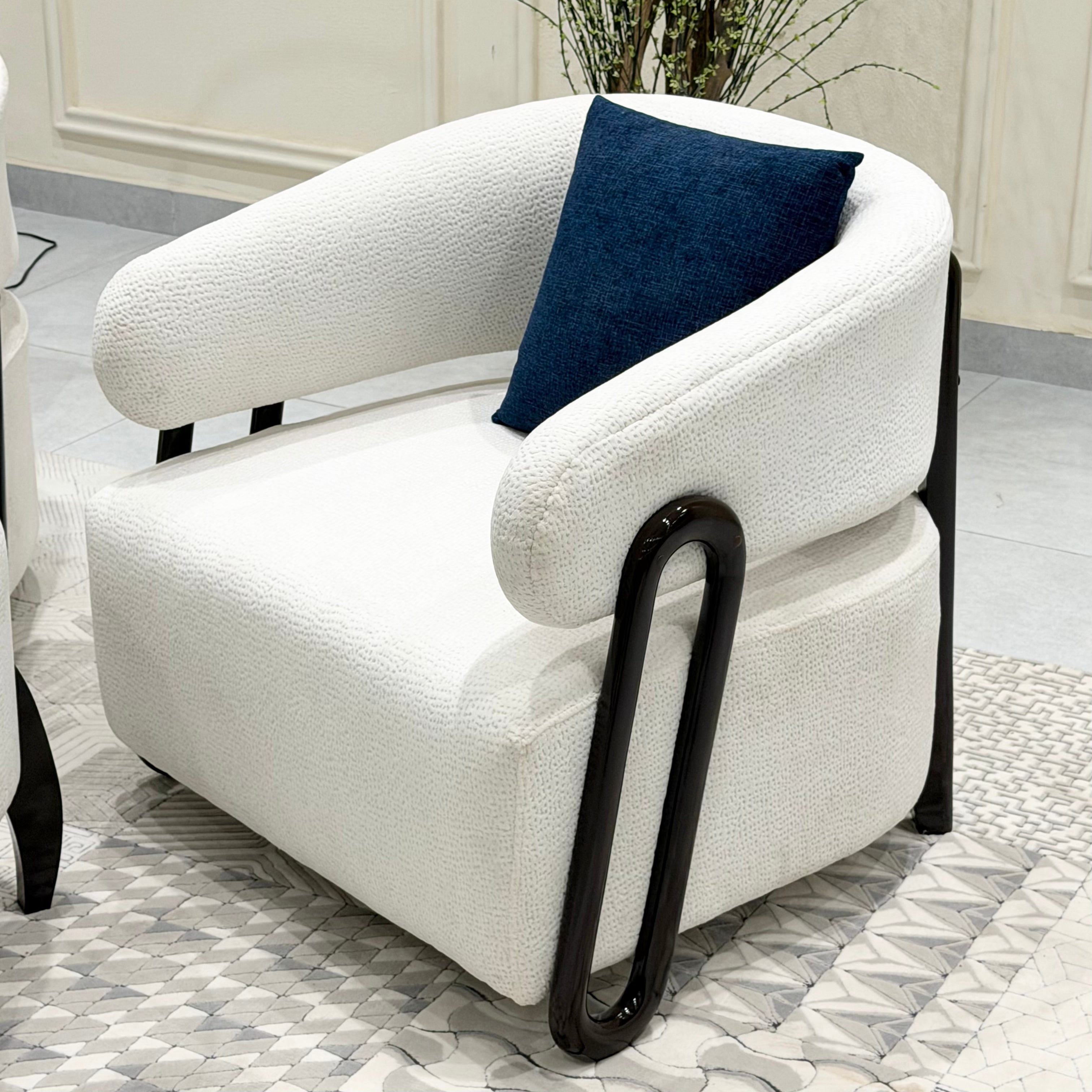 Loopline Modern Upholstered Accent Chair
