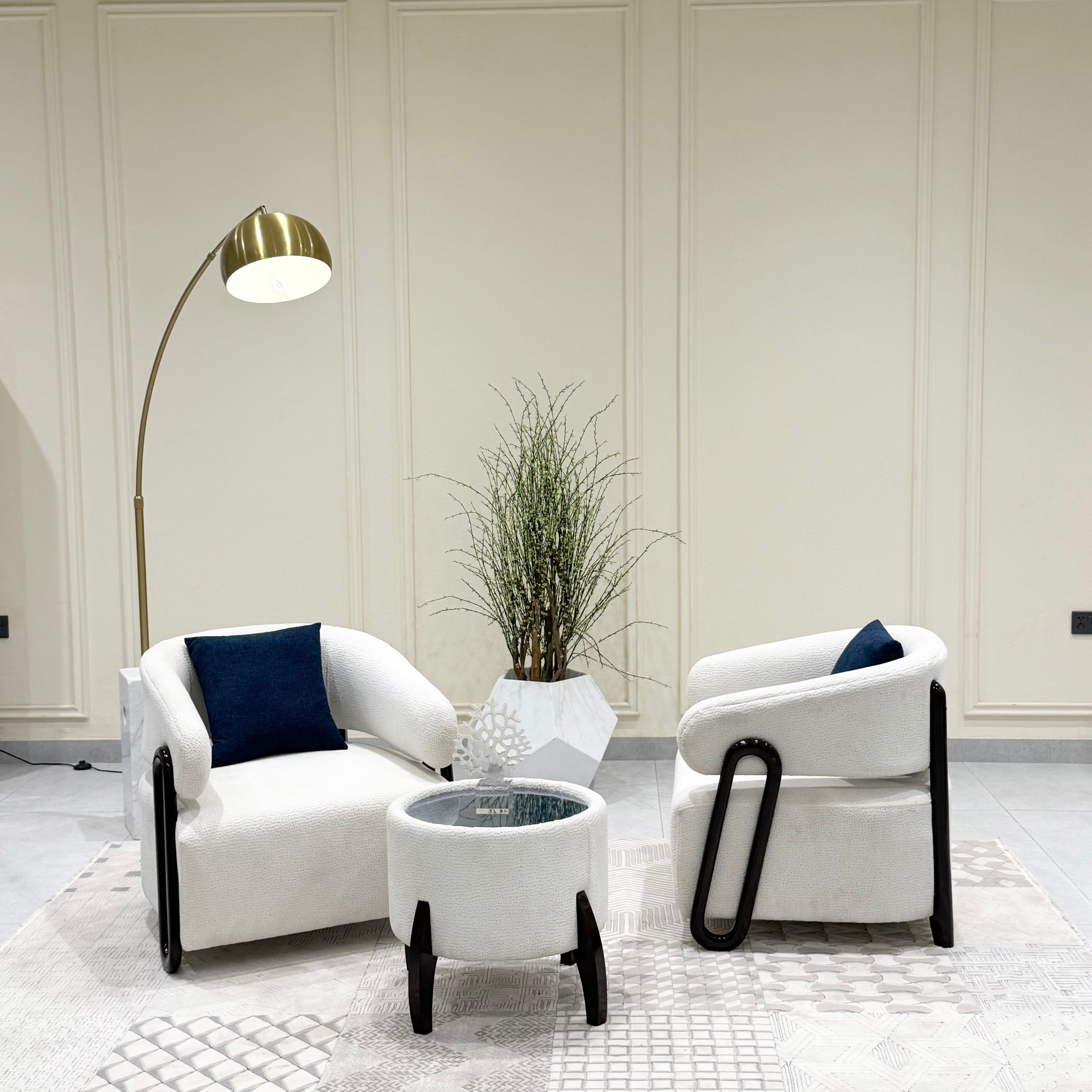 Loopline Modern Upholstered Accent Chair