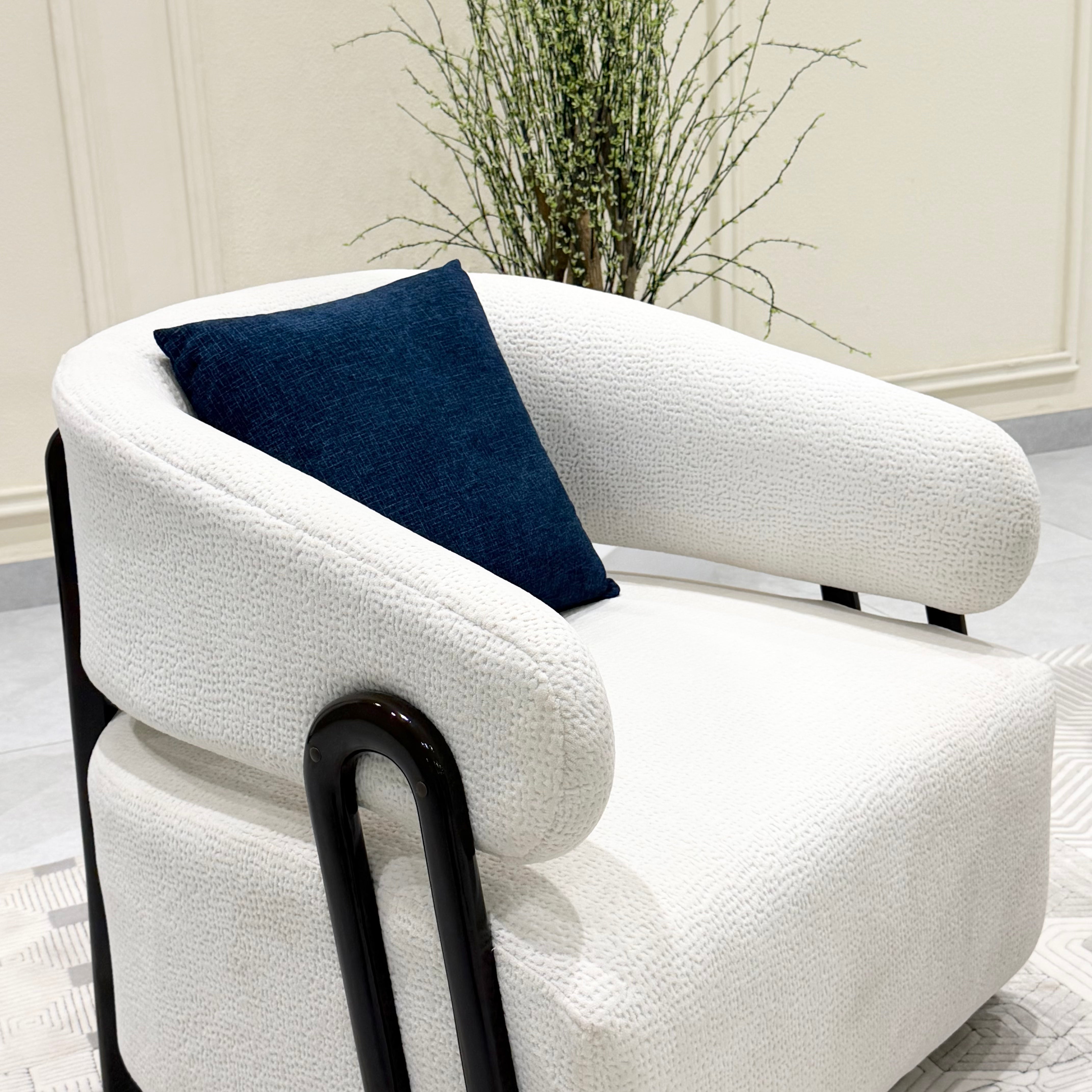Loopline Modern Upholstered Accent Chair