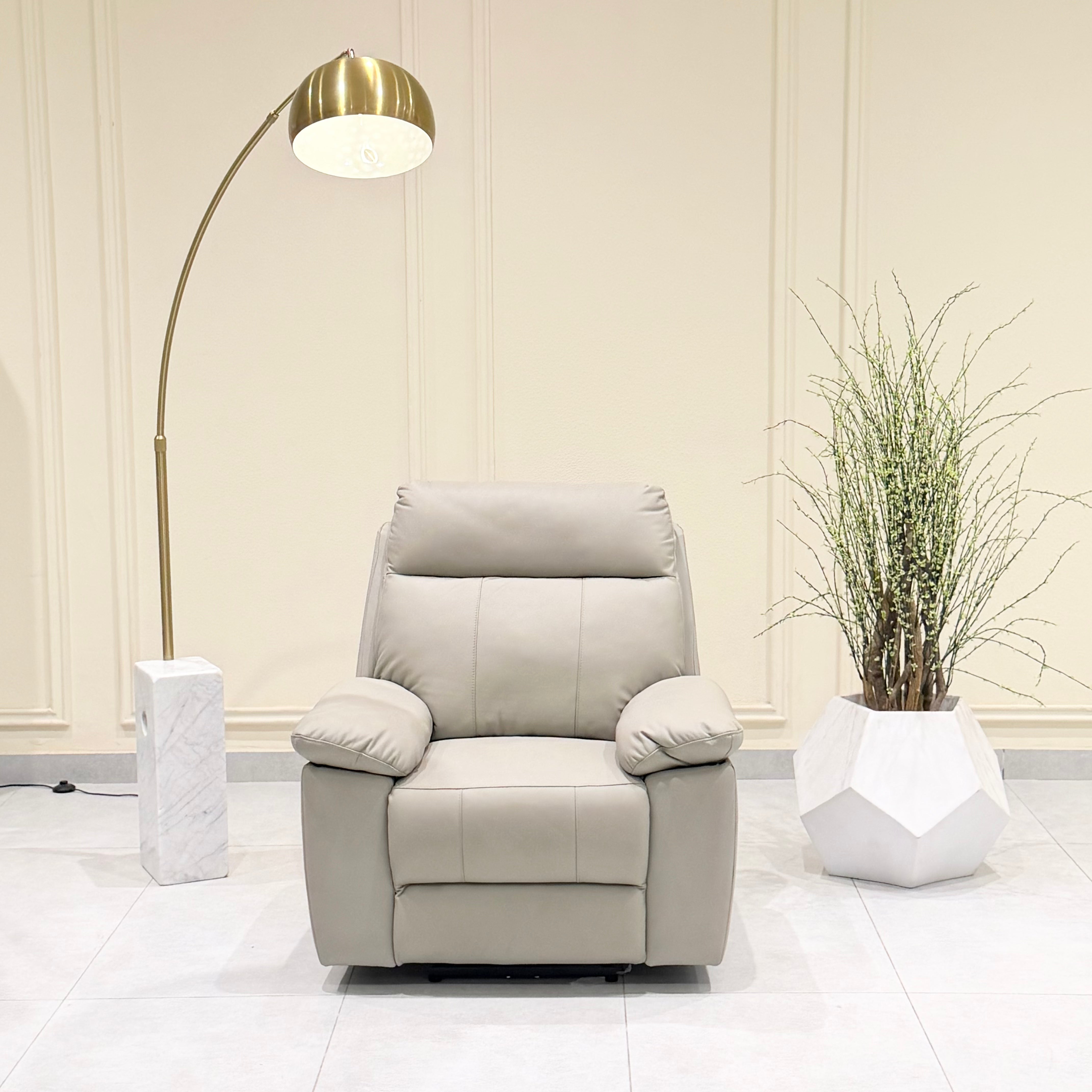 Modern Electric Power Reclining Armchair