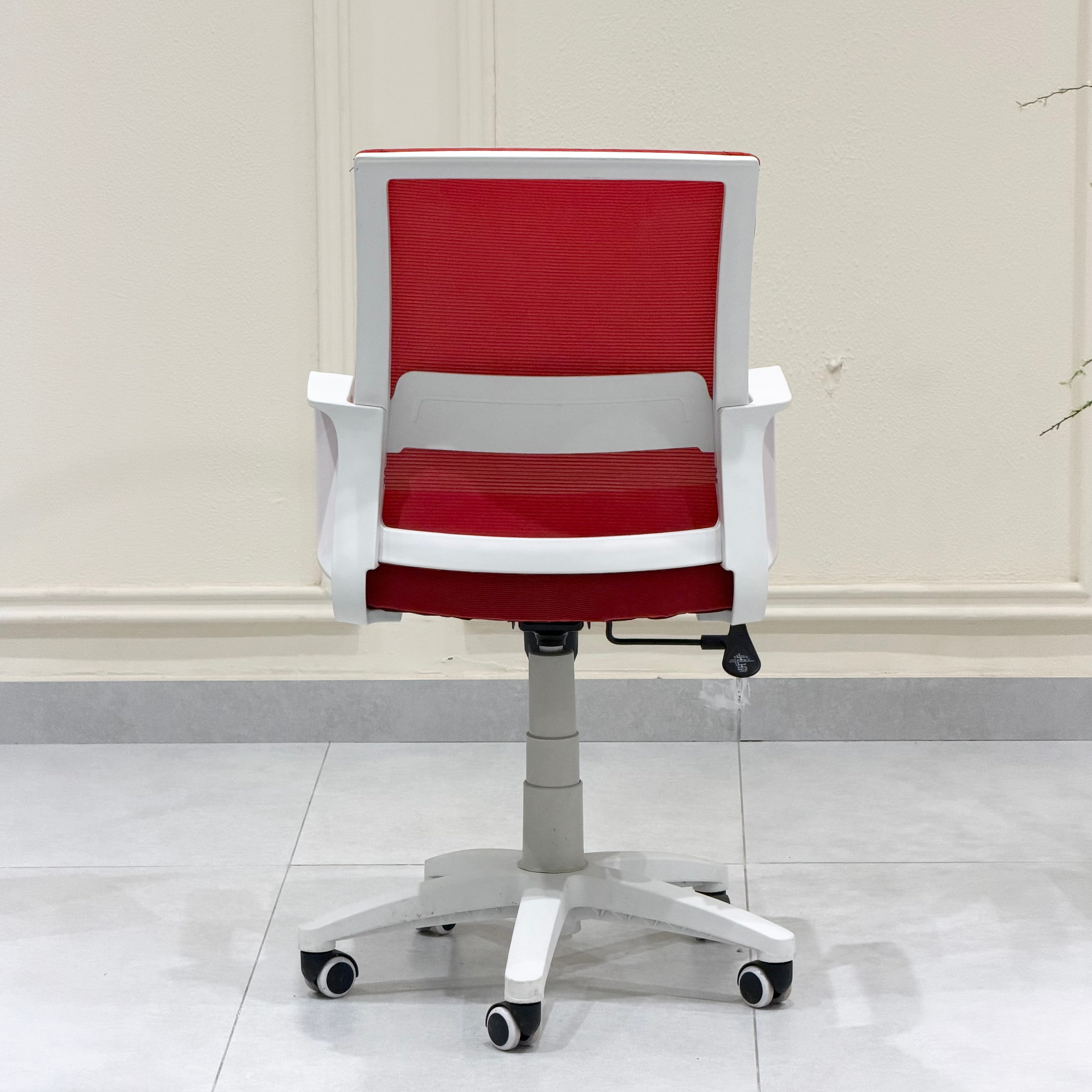 Modern Ergonomic Red Mesh Office Chair