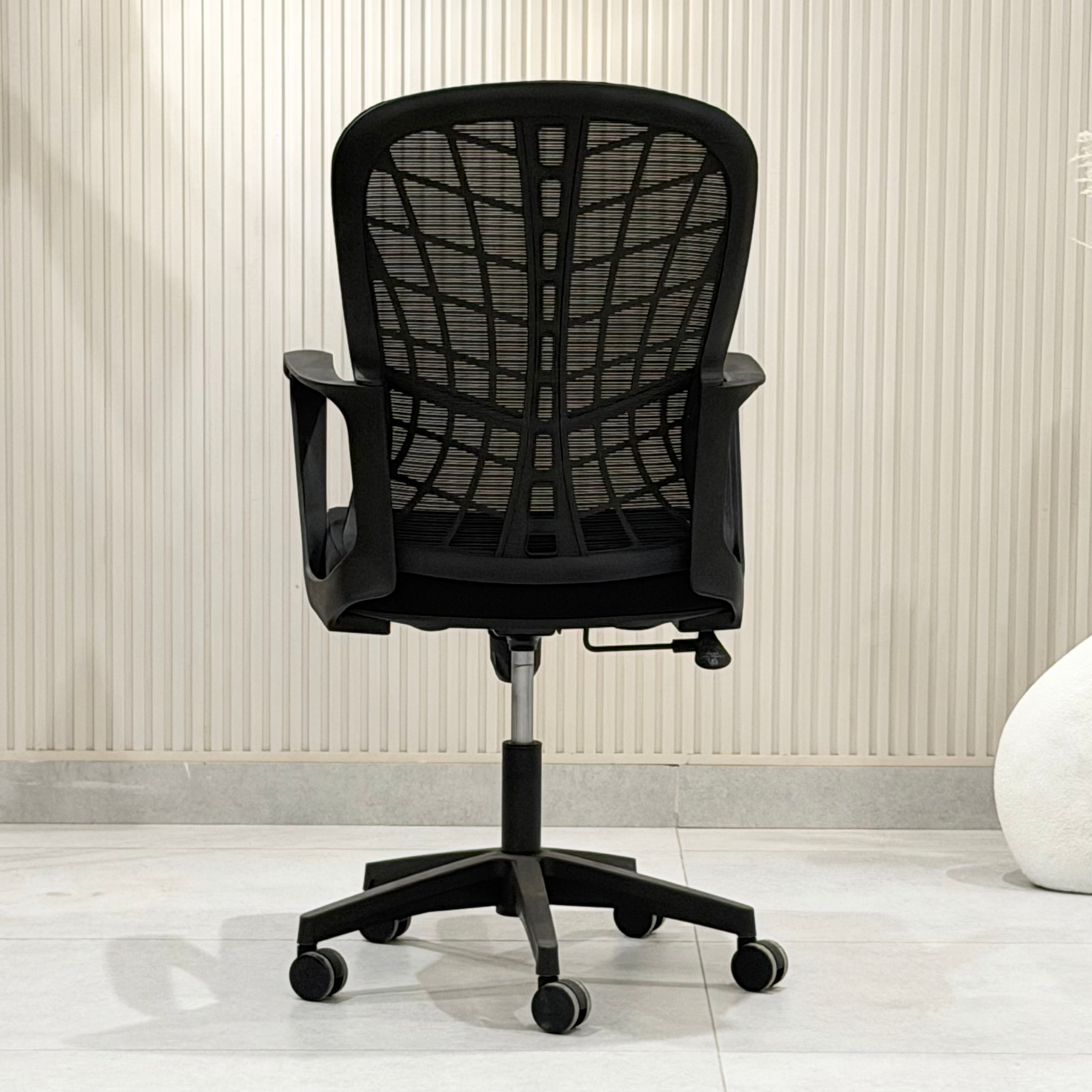 Ergonomic High-Back Black Mesh Office Chair
