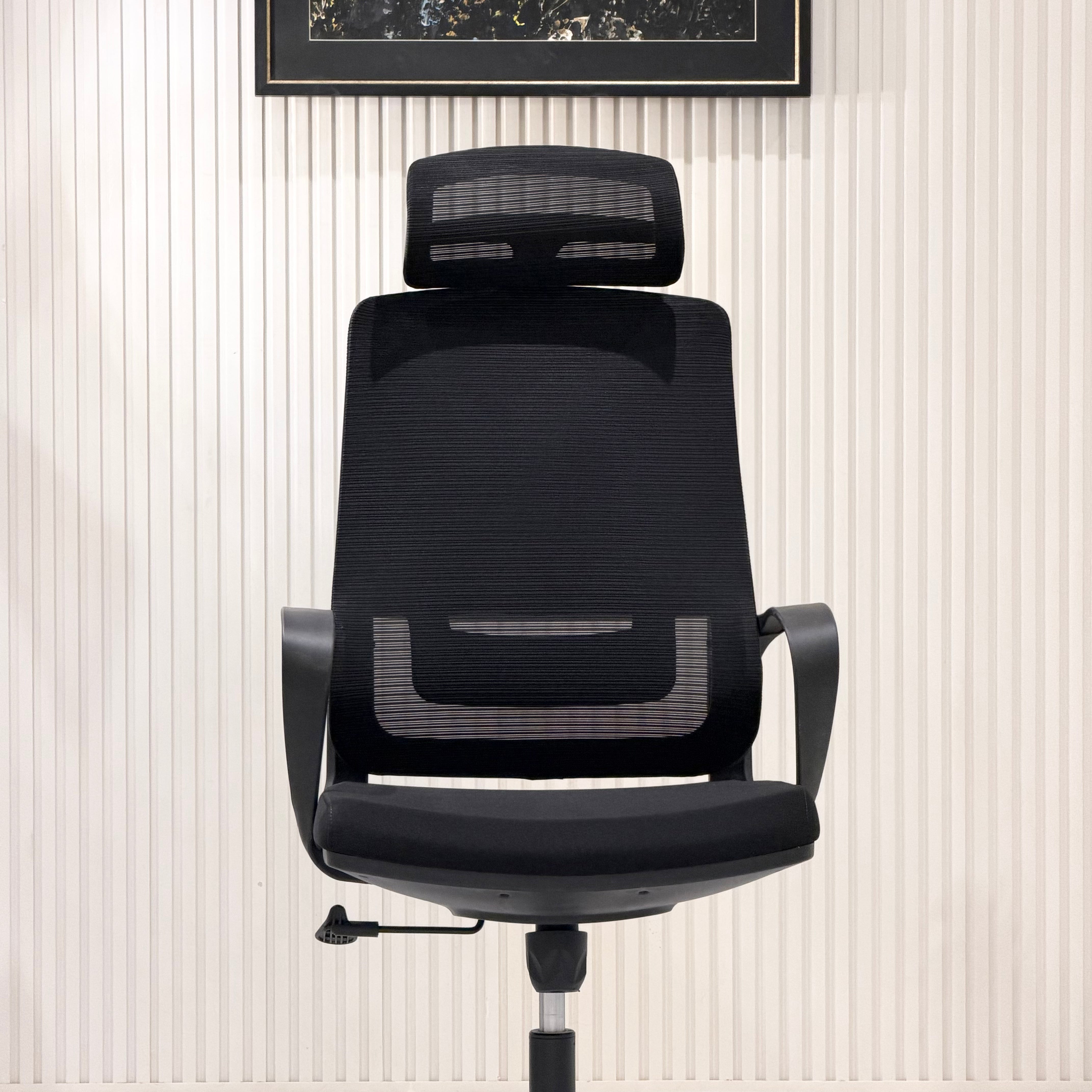 Ergonomic High-Back Black Mesh Office Chair