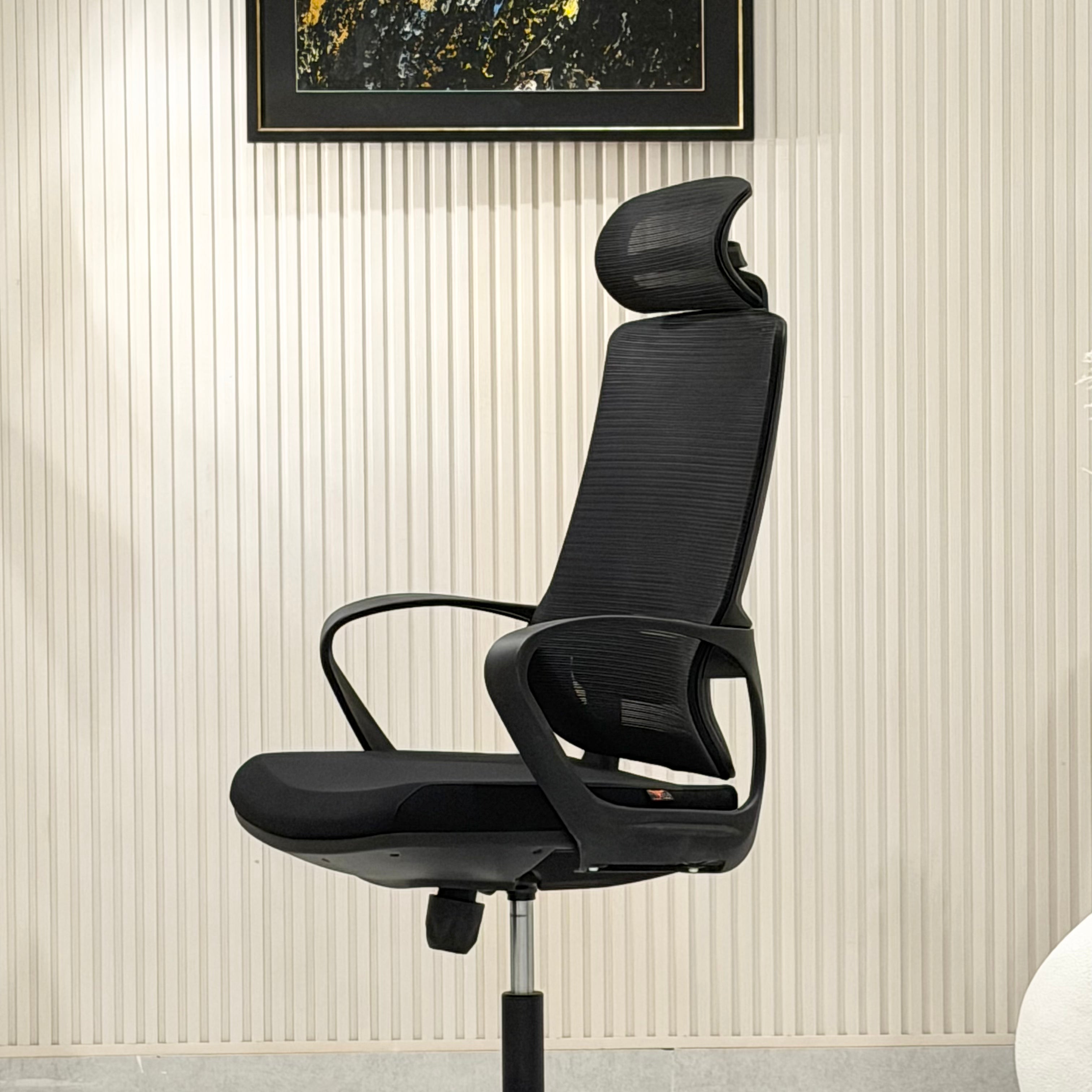 Ergonomic High-Back Black Mesh Office Chair