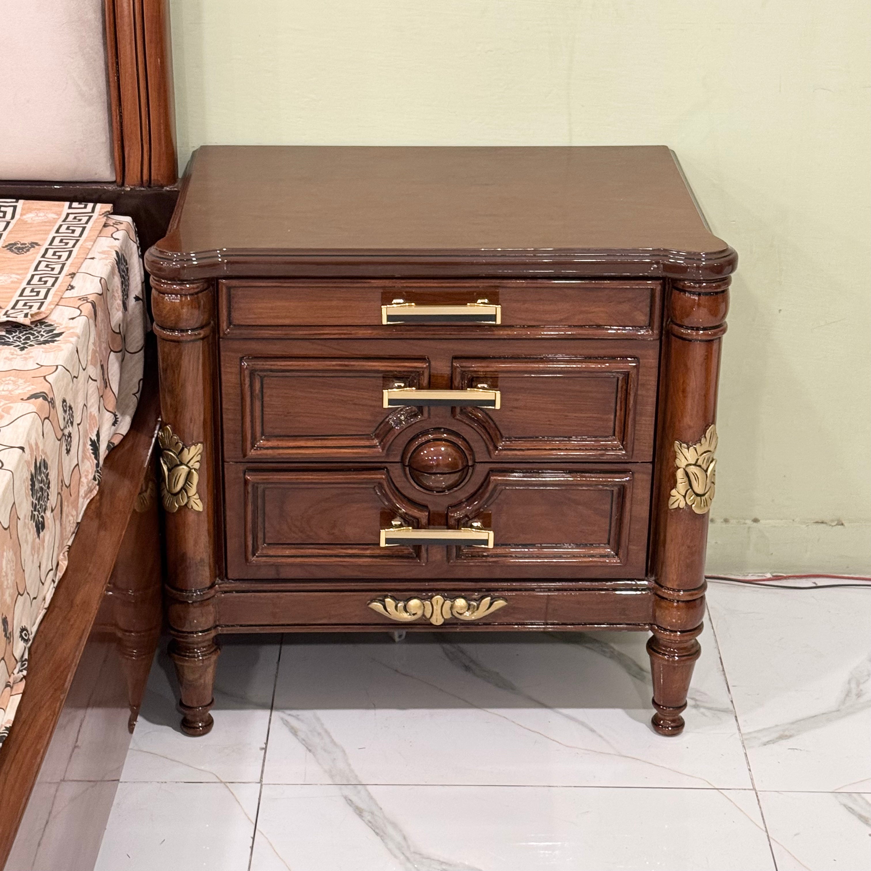 Royal Tufted Wooden Bedroom Set - Ak33