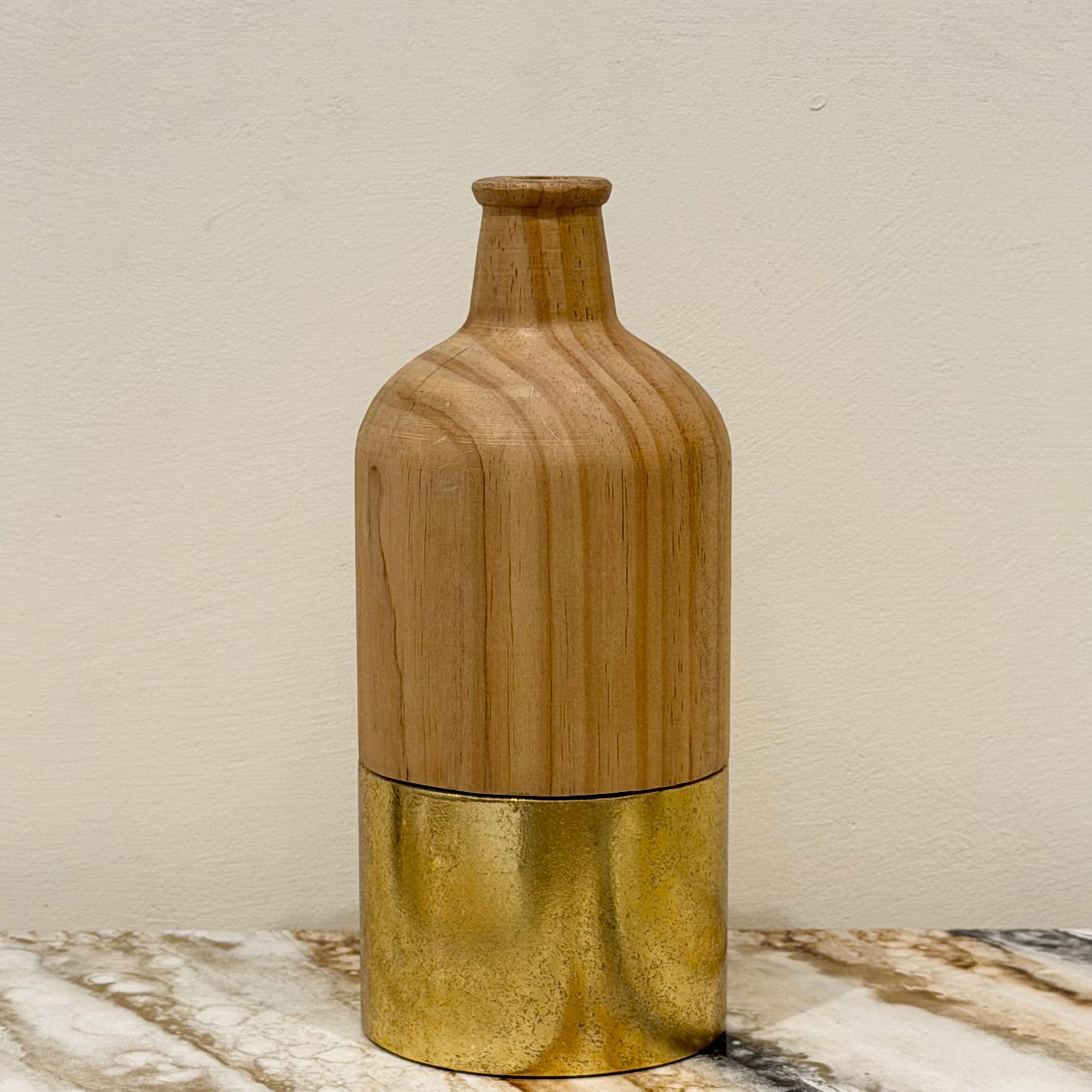 Gilded Timber Vessel