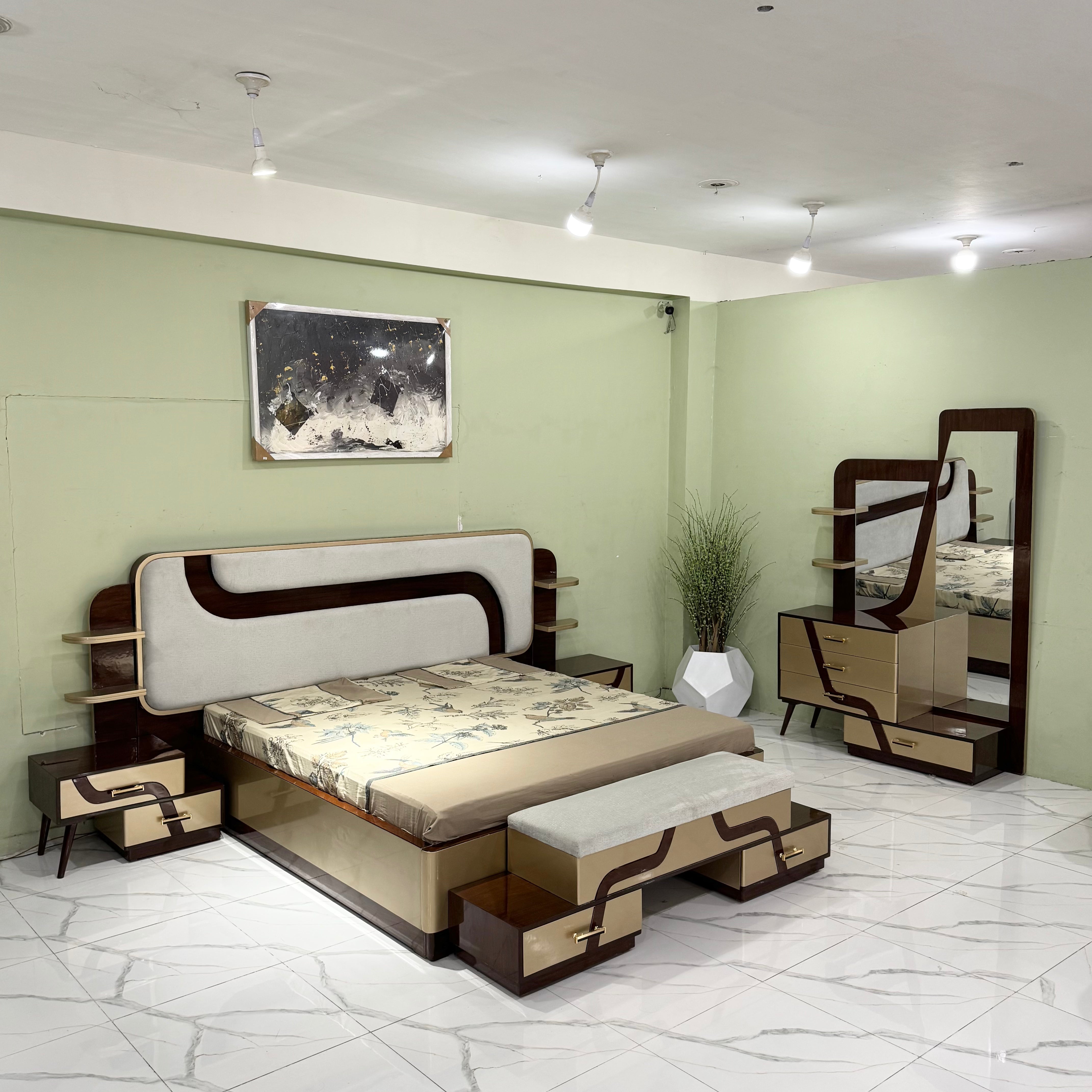 Luxurious neutral-toned Bet Set - As06