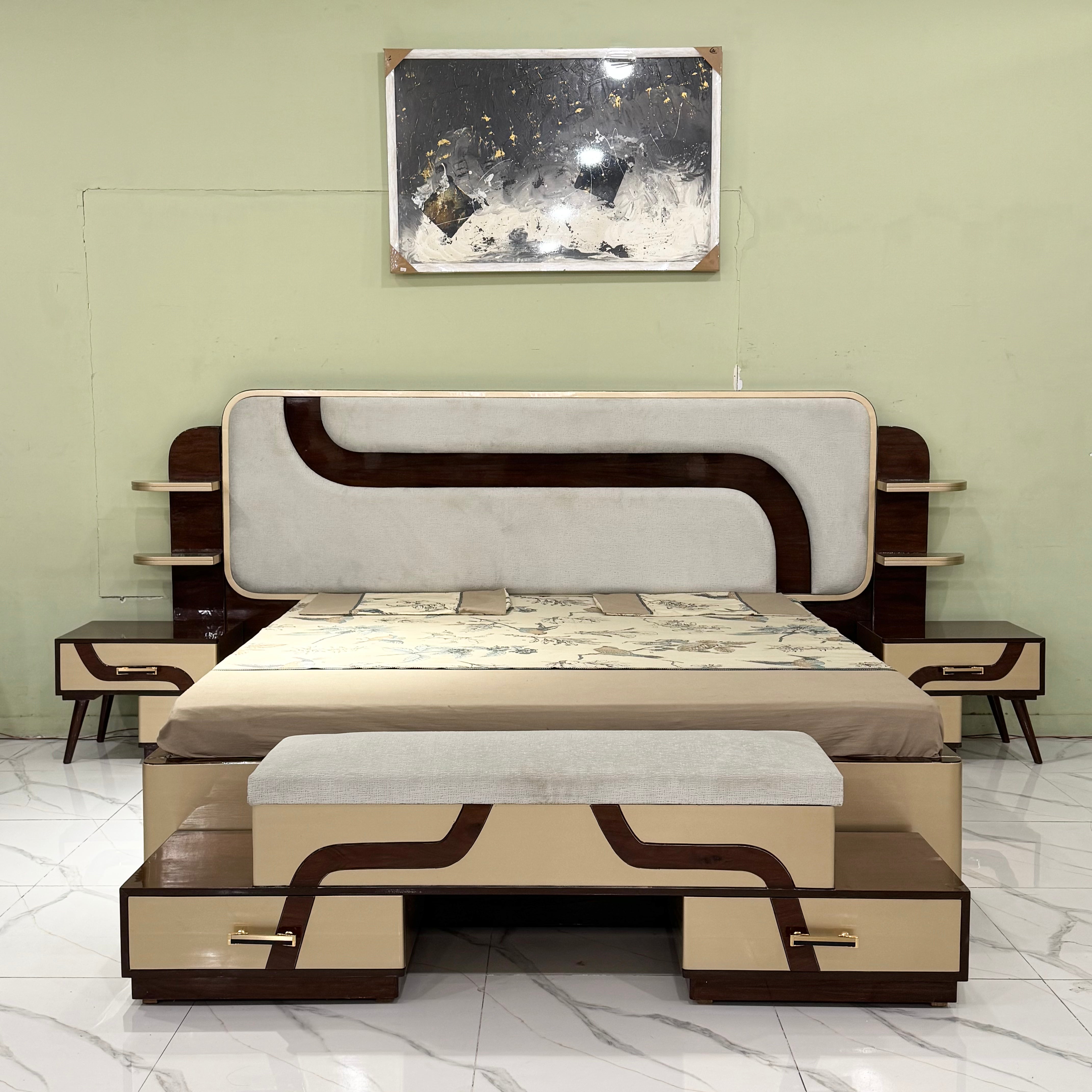 Luxurious neutral-toned Bet Set - As06