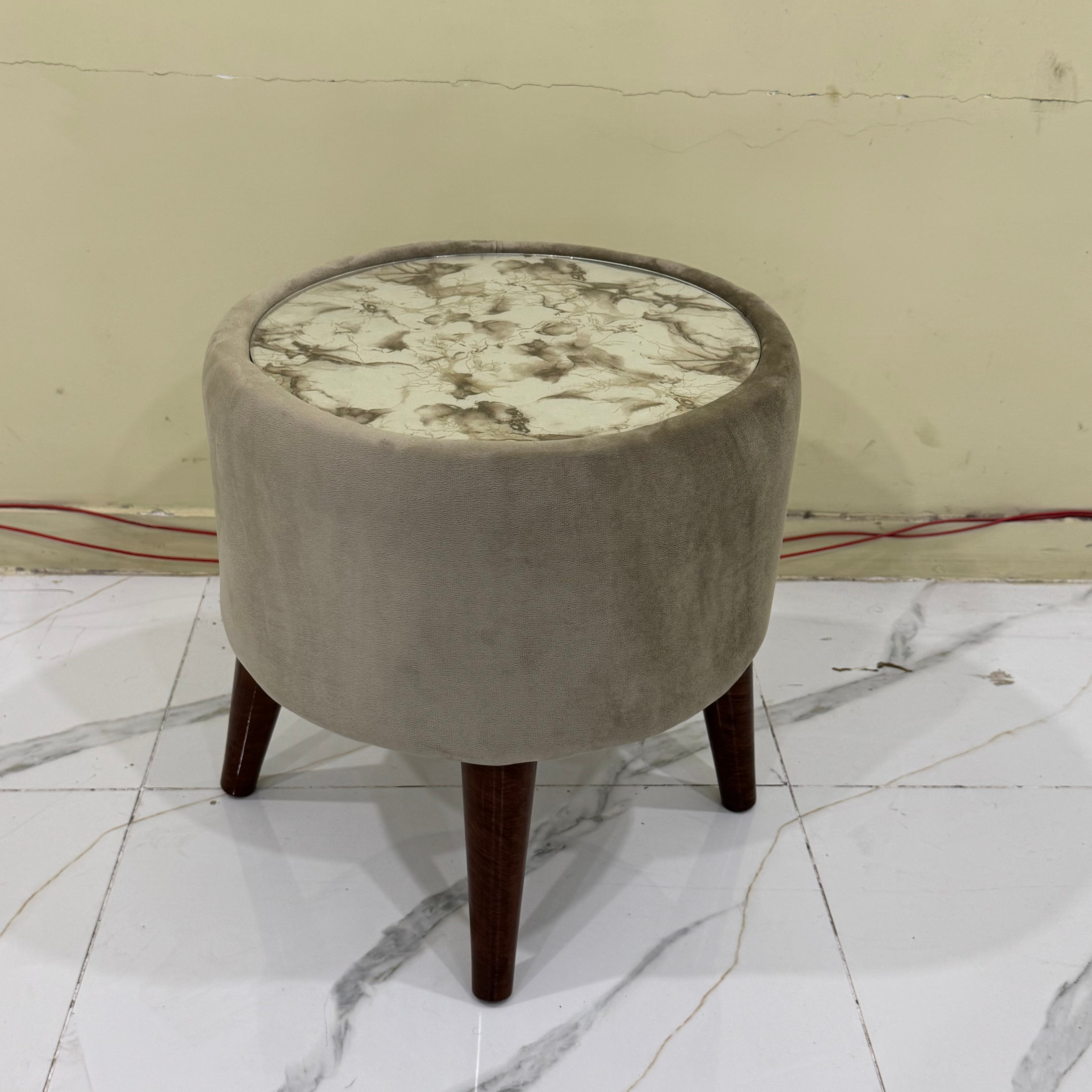 Crema Round  Bedroom Chairs -  BR44