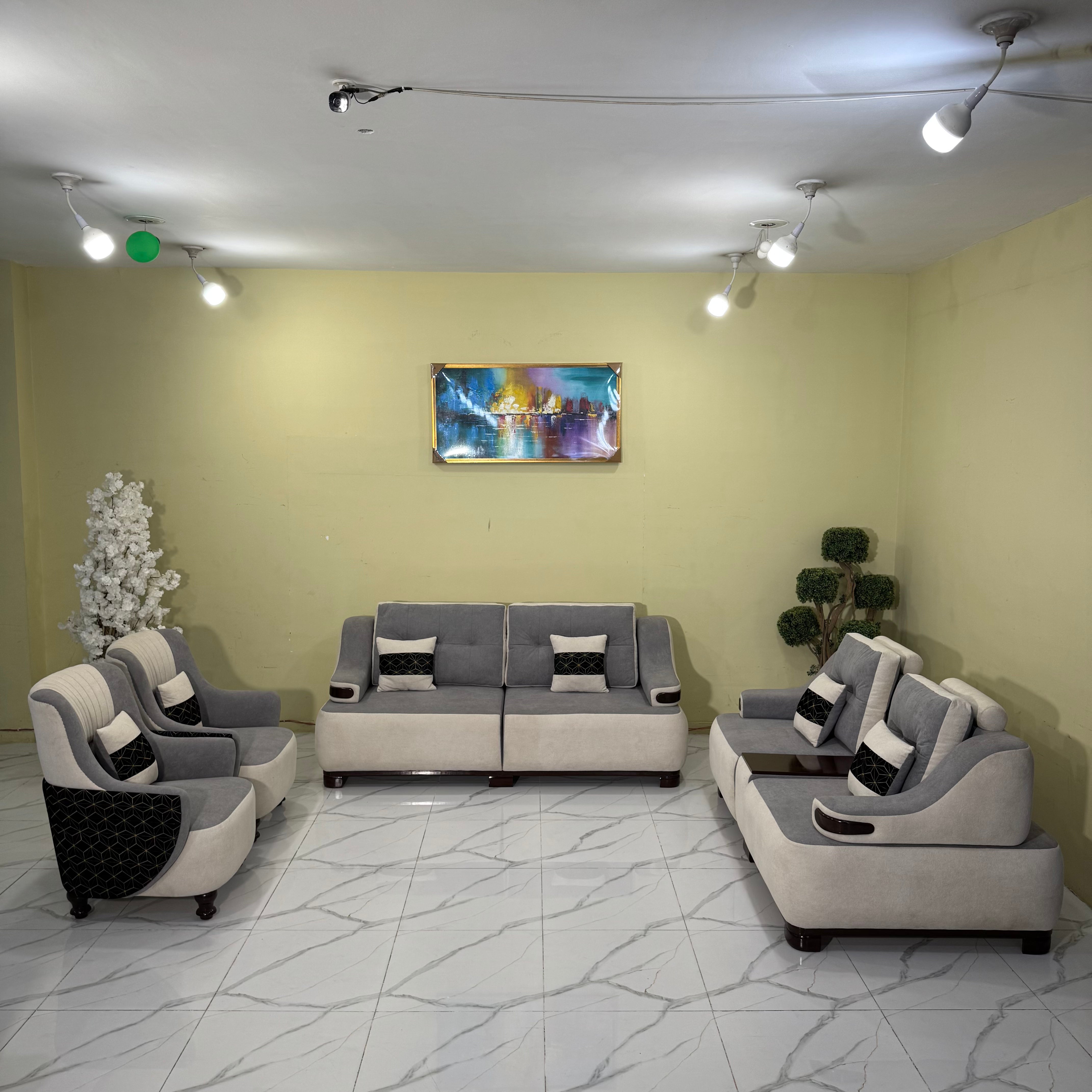 Zenith 7-Seater Modern Sectional  Sofa Set #S66