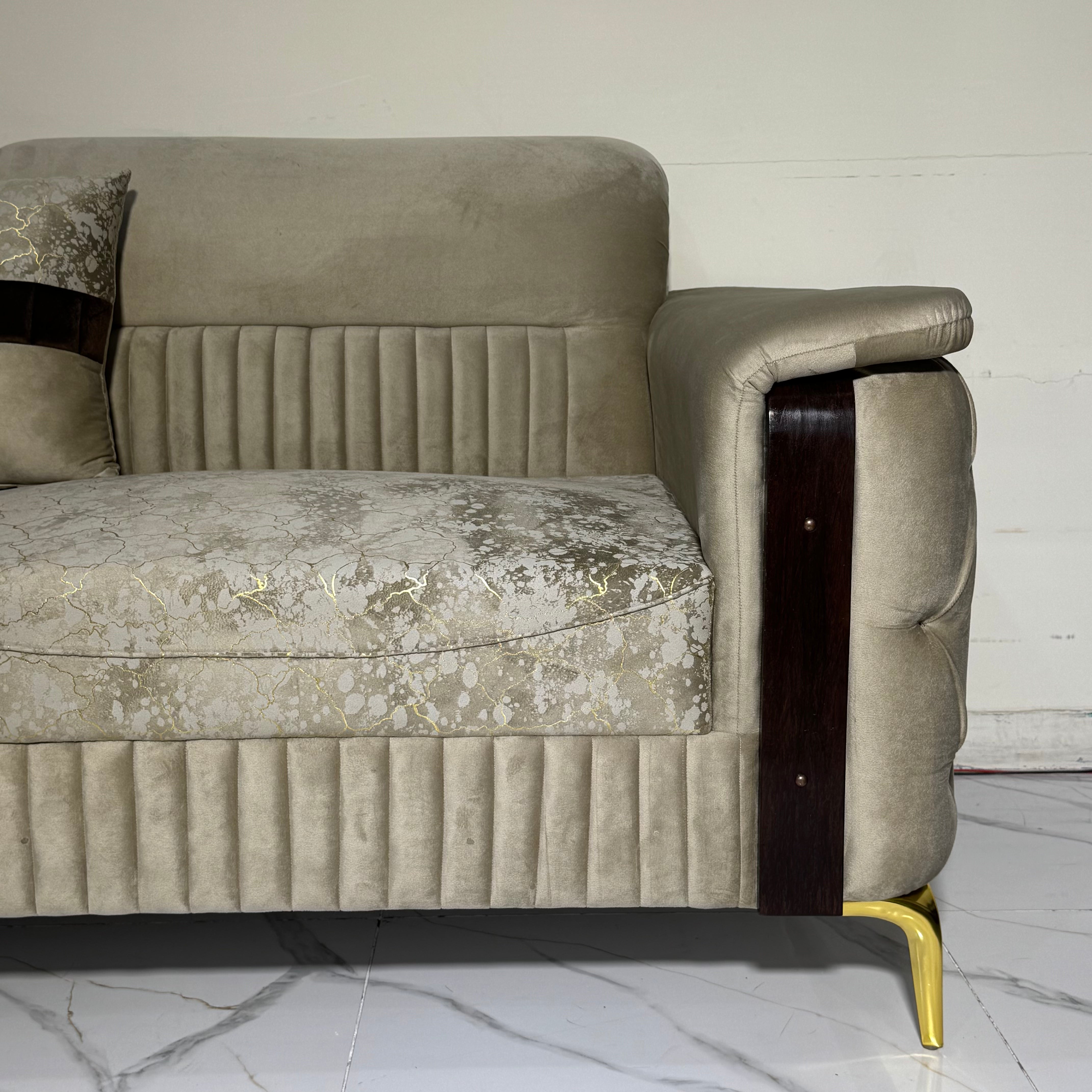 Opulence Tufted Velvet Sofa Set #S67
