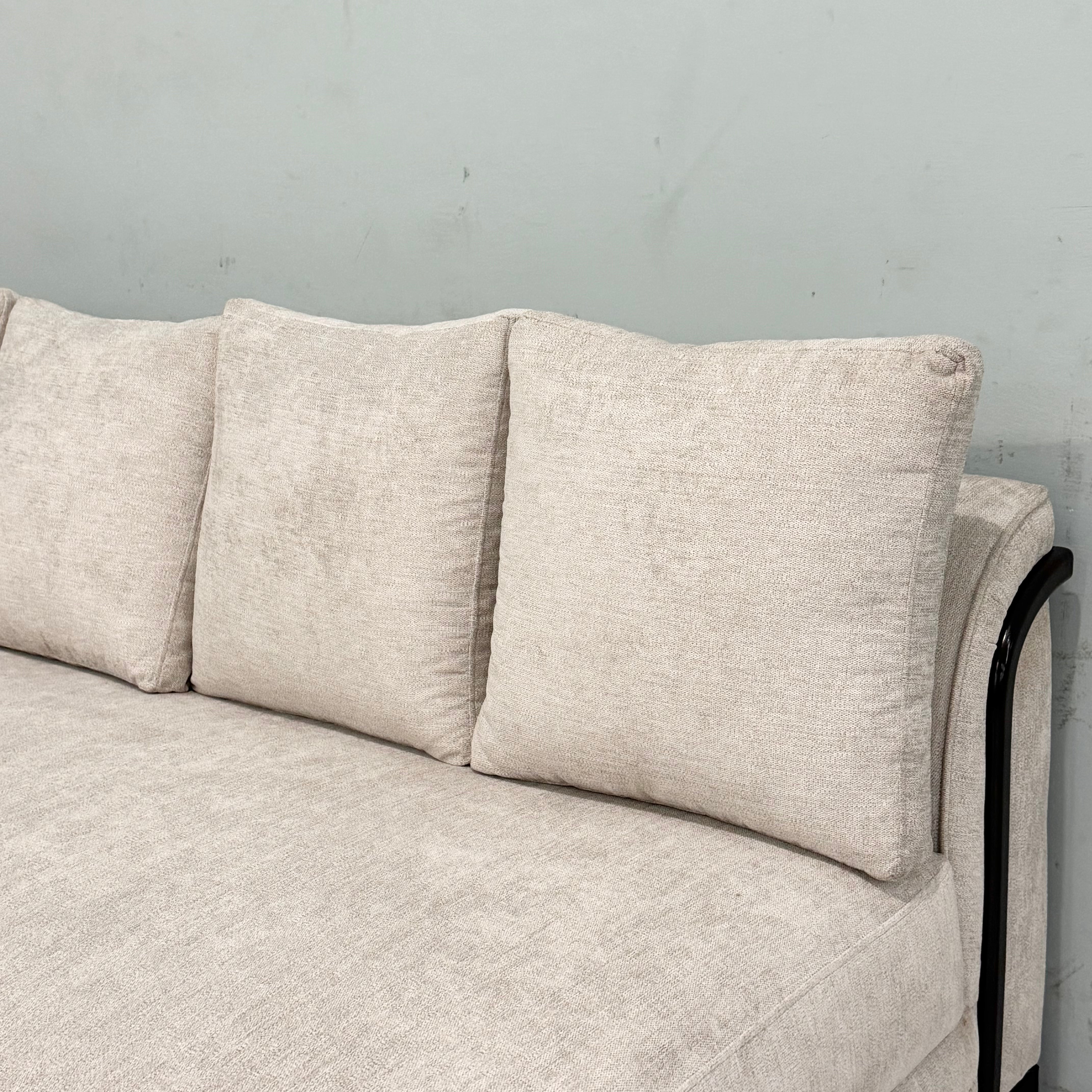 Astra Sculpted 7-Seater L-Shaped Sectional Sofa #LS37
