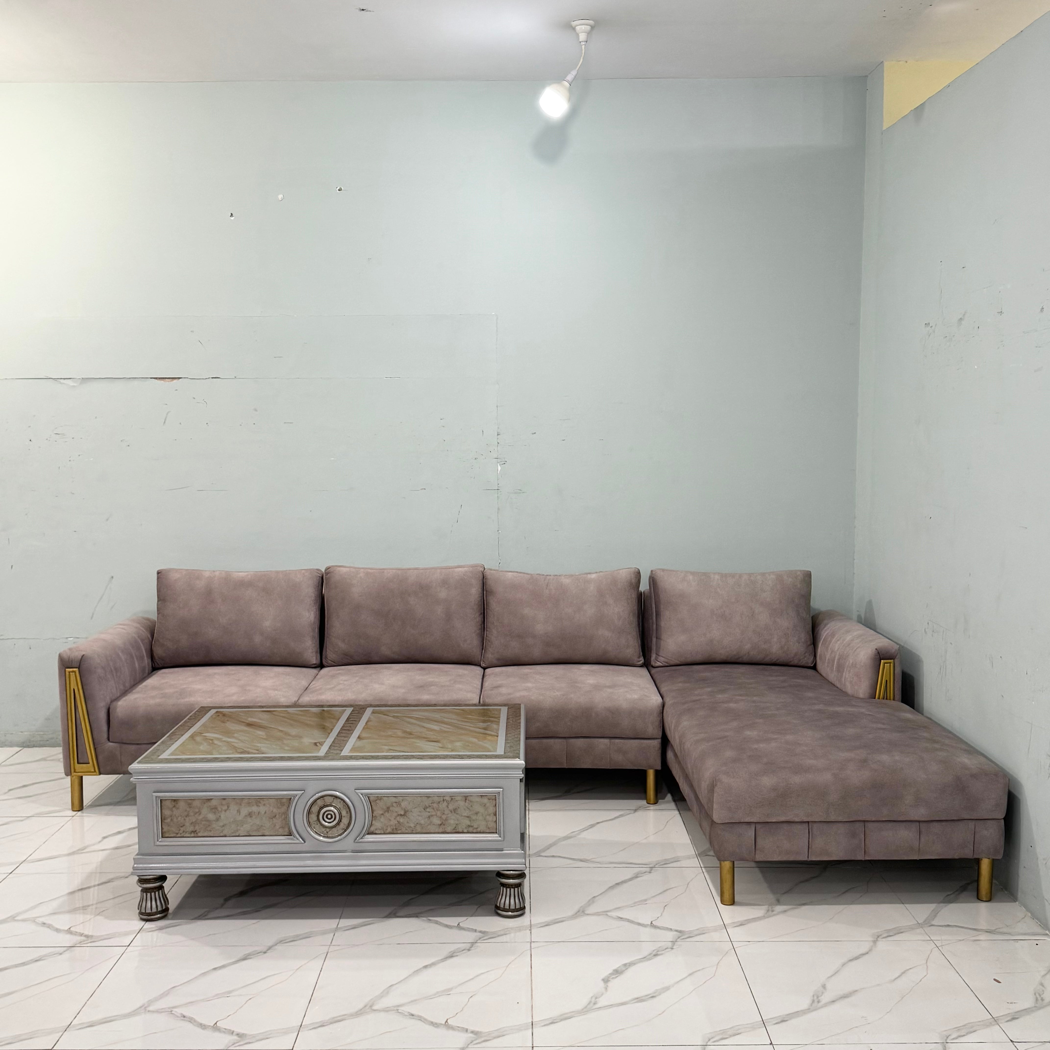 Aura Modern 7-Seater L-Shaped Sectional Sofa #LS36