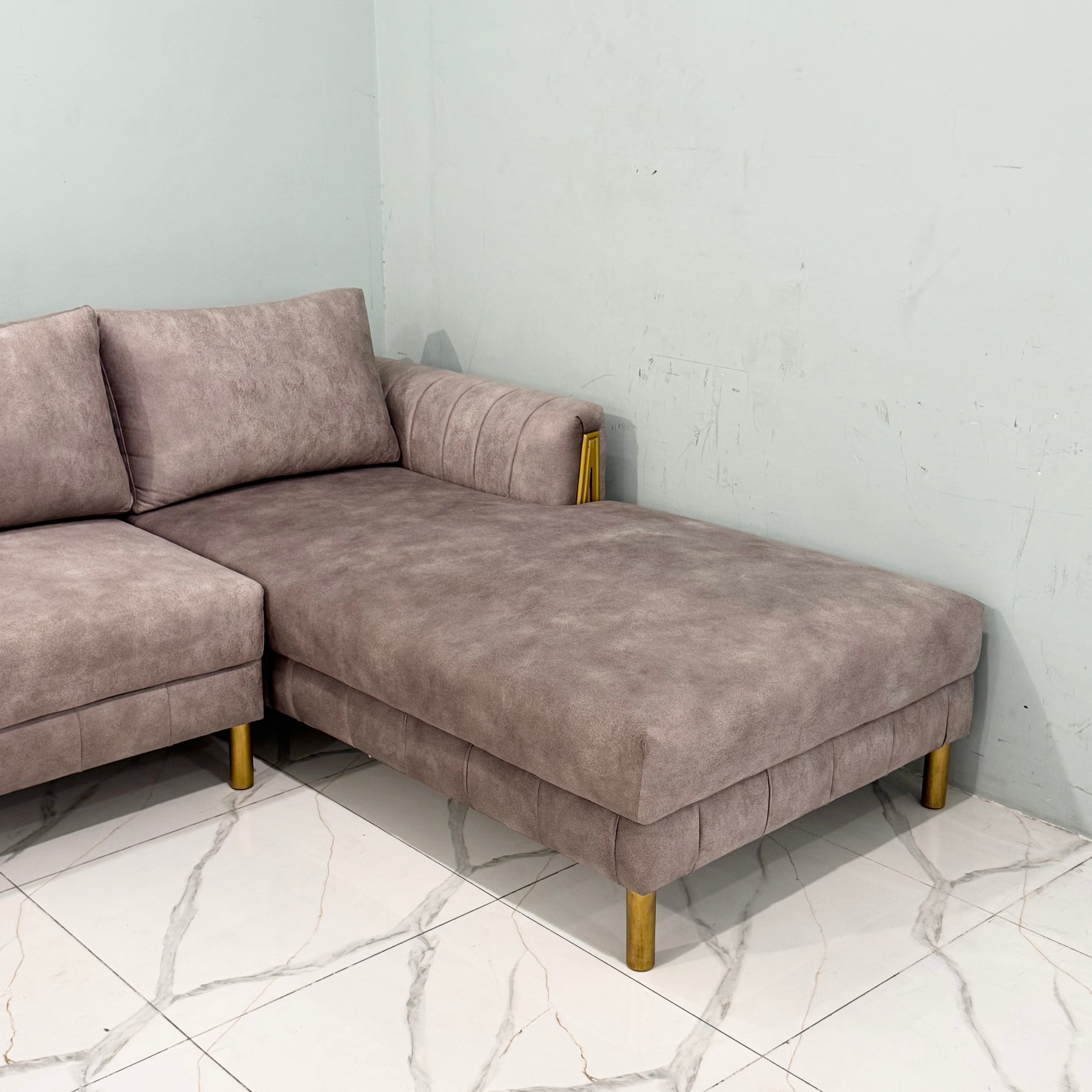 Aura Modern 7-Seater L-Shaped Sectional Sofa #LS36