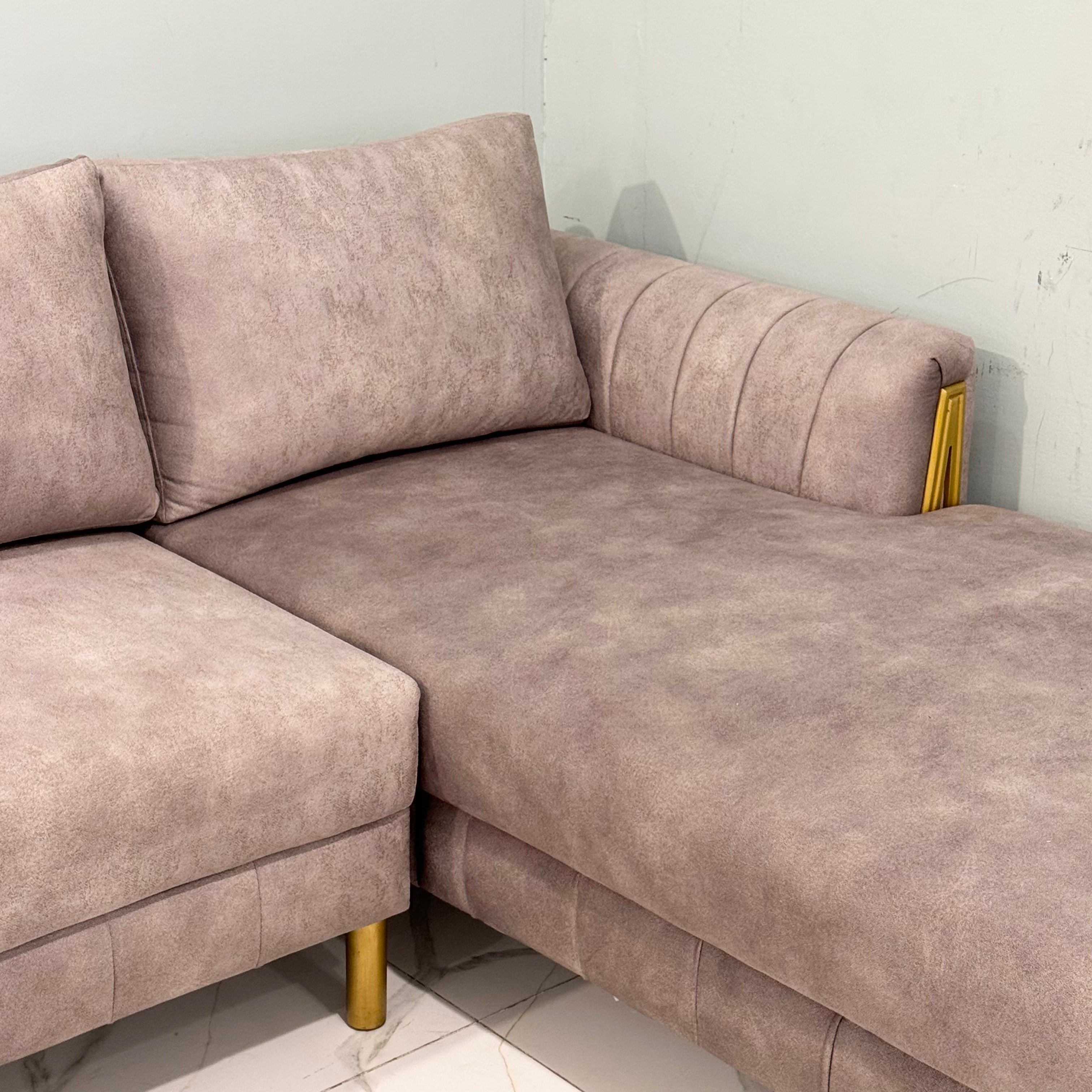Aura Modern 7-Seater L-Shaped Sectional Sofa #LS36