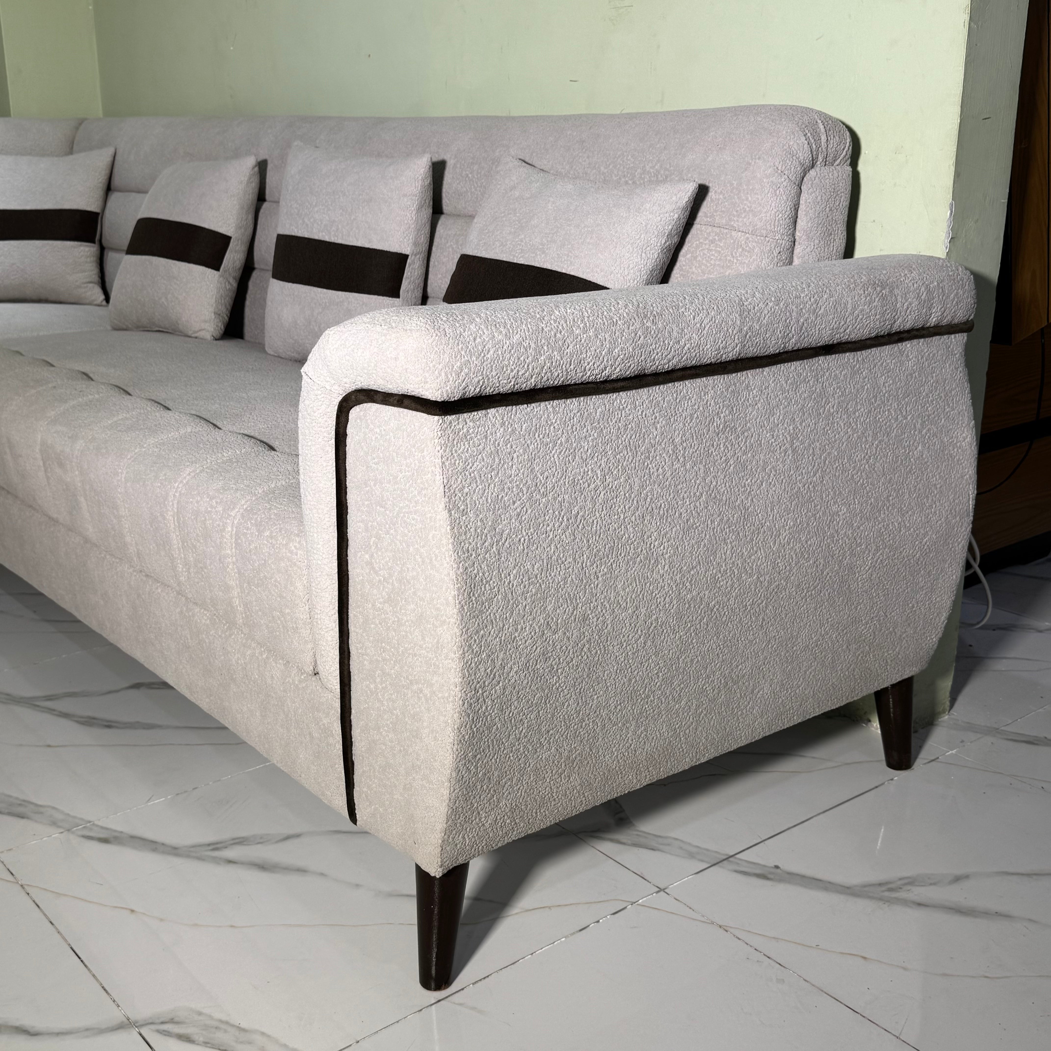 Linear L-Shape Sectional Sofa #LS34