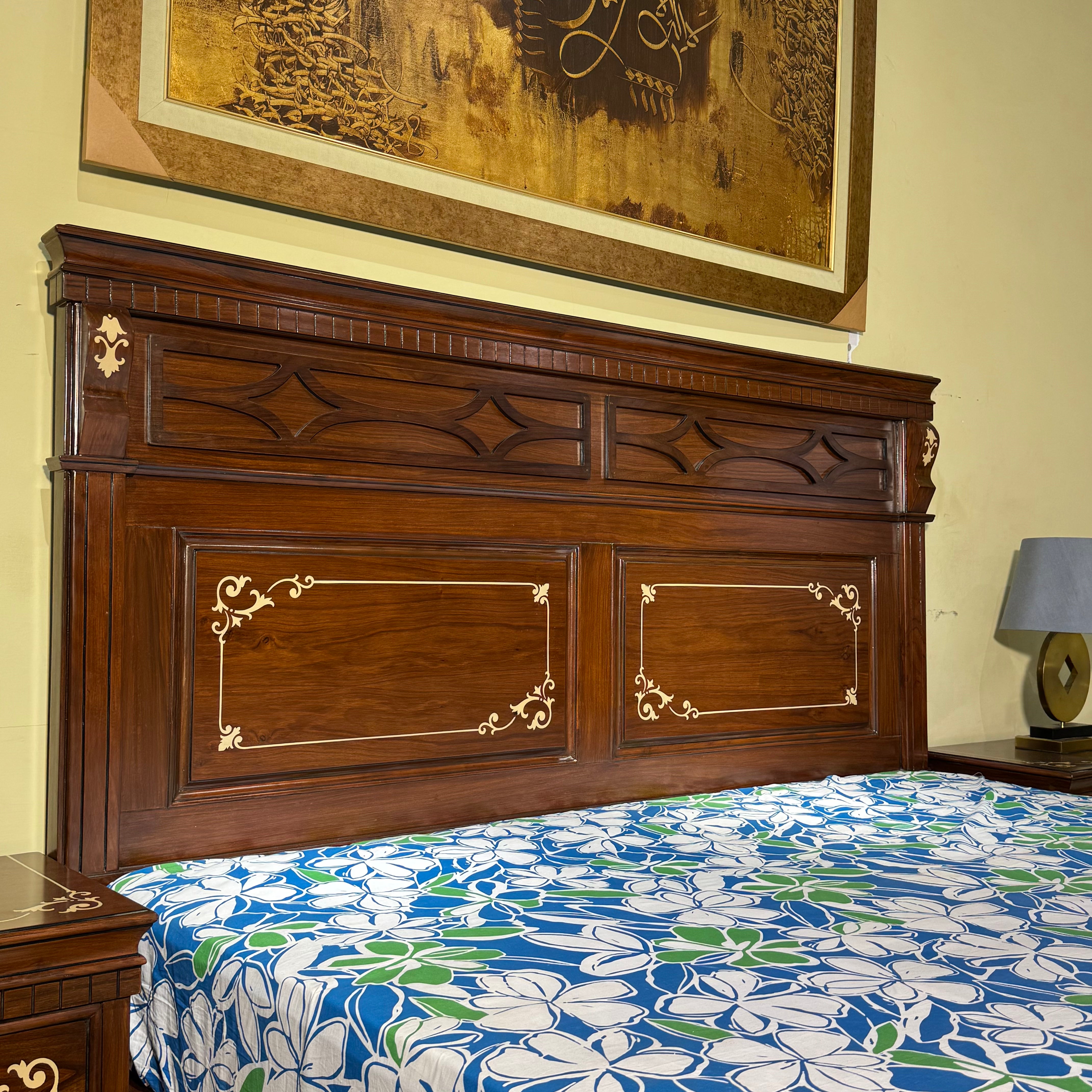 Royal Walnut Luxury Bedroom Set -As40