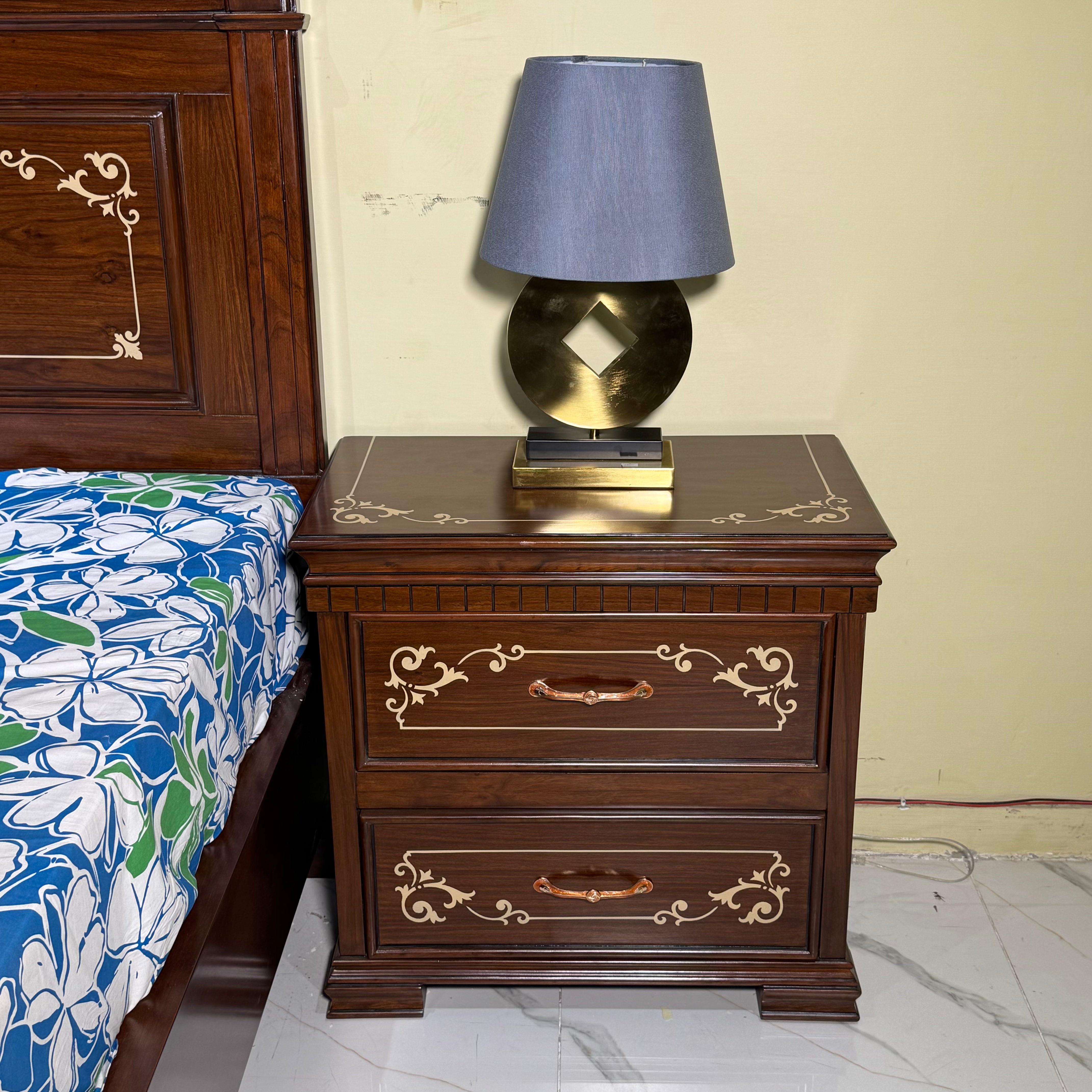 Royal Walnut Luxury Bedroom Set -As40
