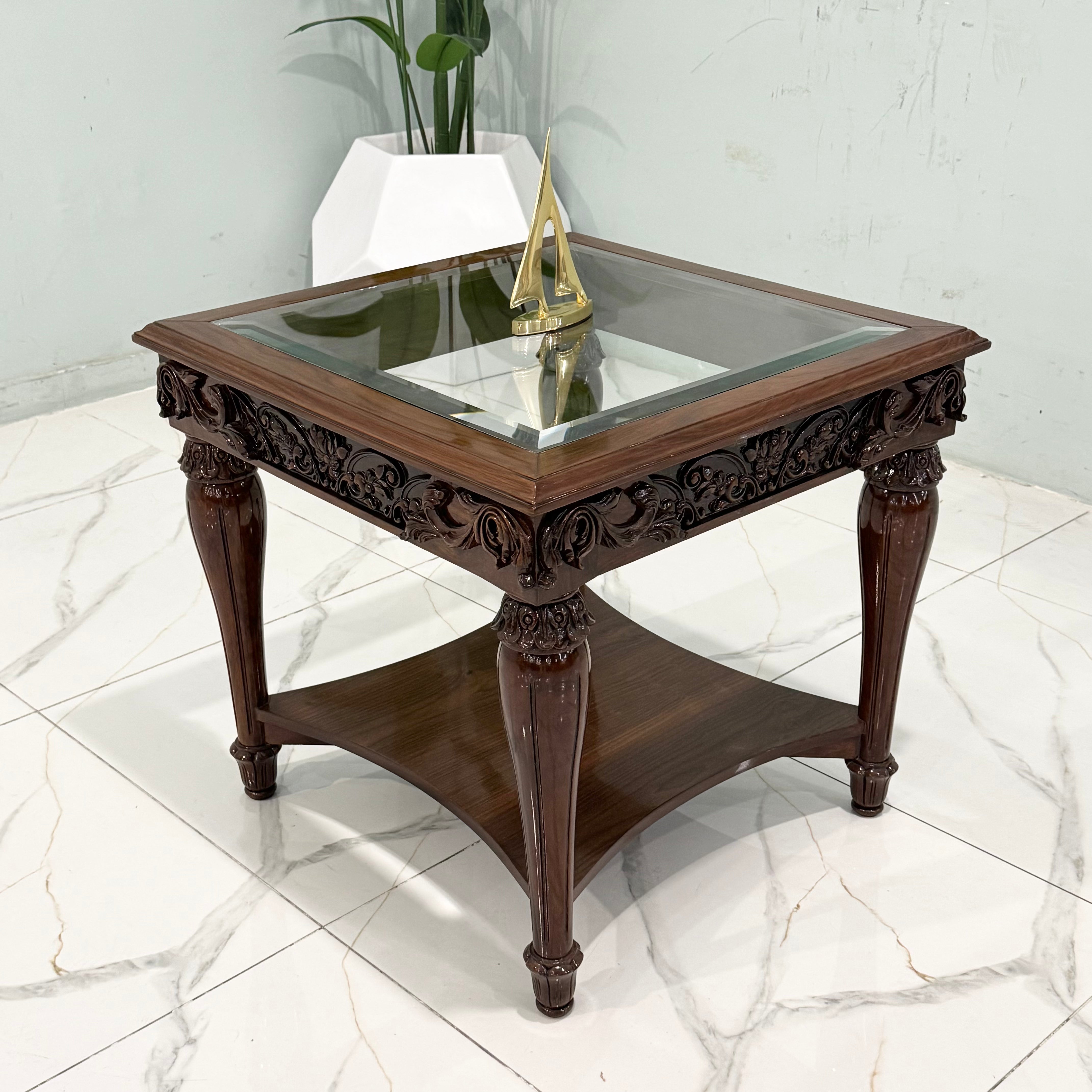 Carved Center Table # CT75