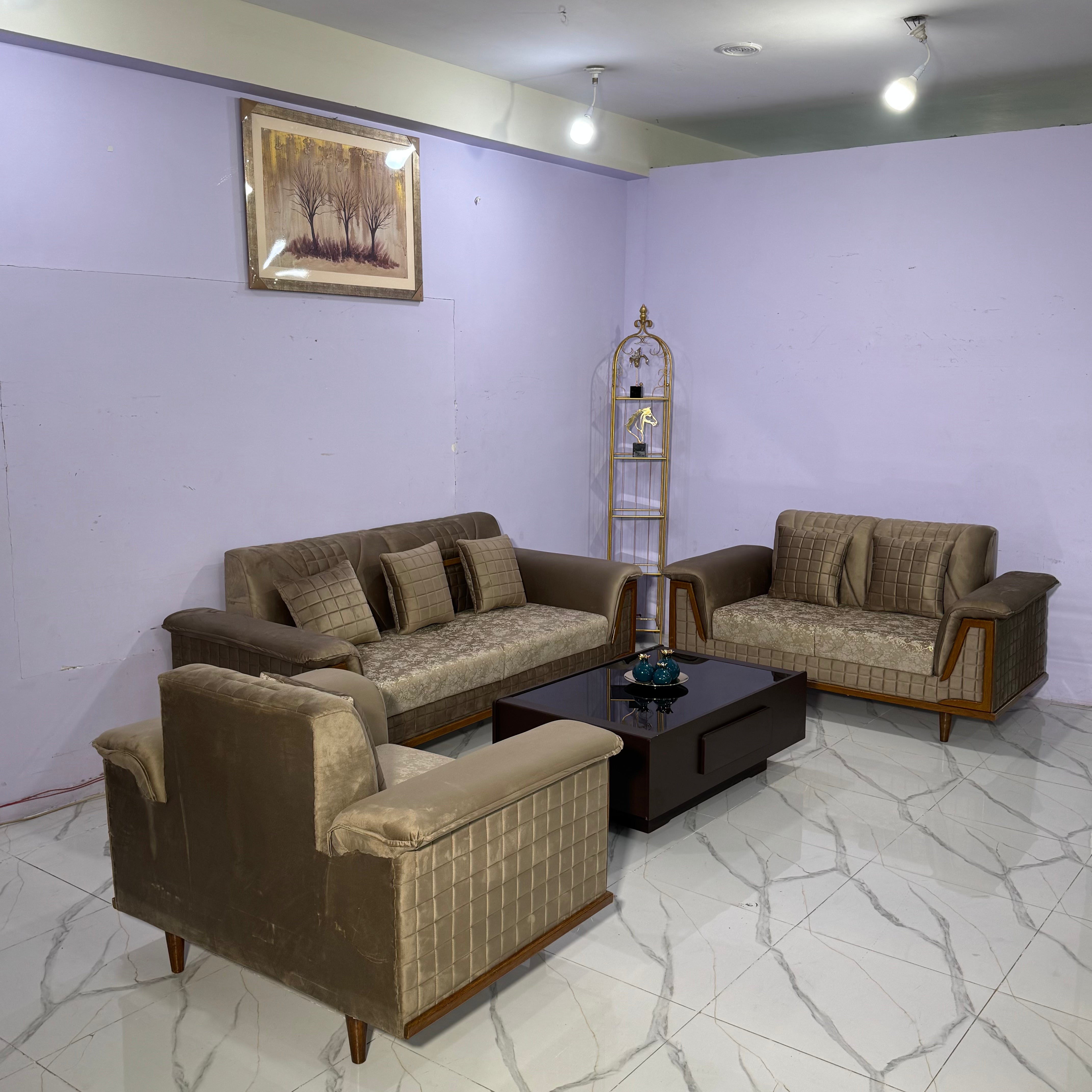 Marquis Velvet Sofa Suite #S68