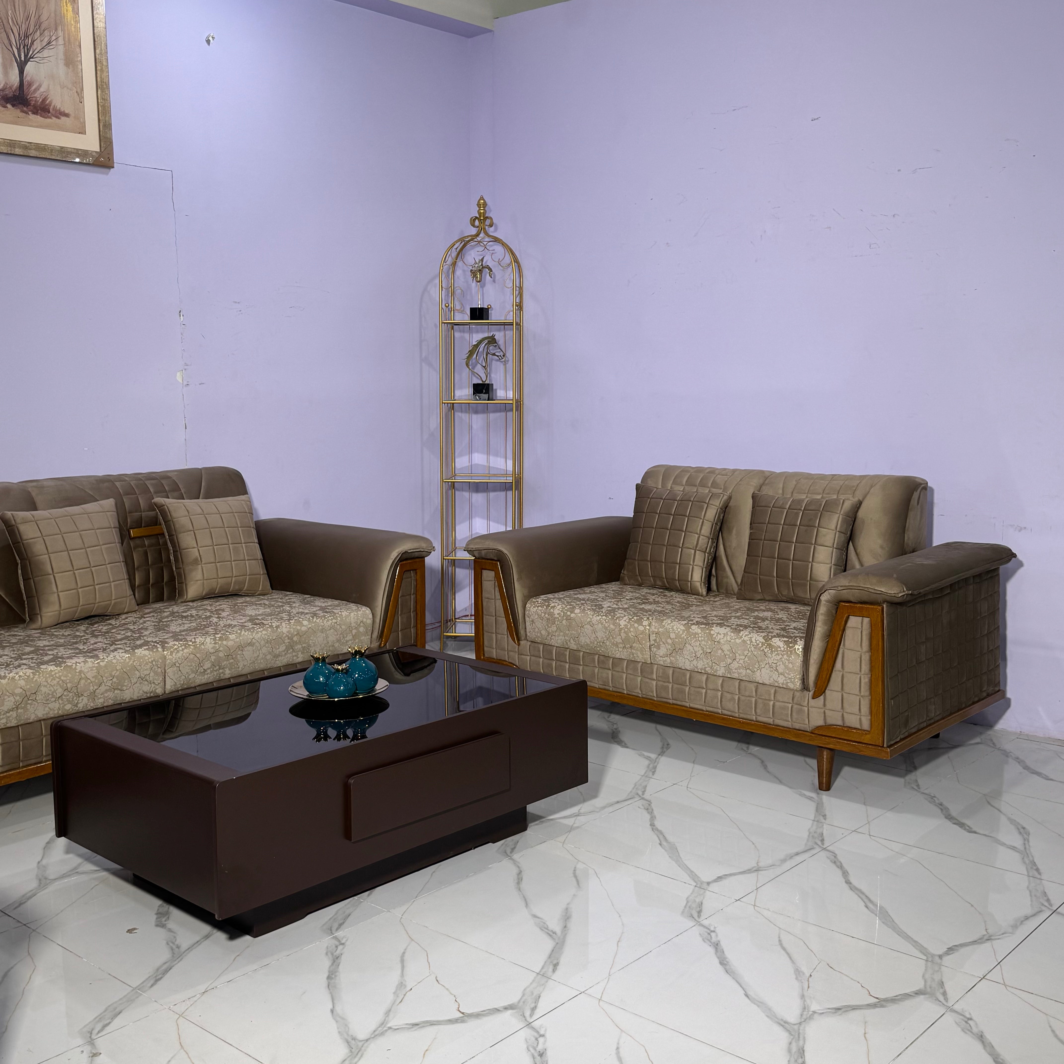 Marquis Velvet Sofa Suite #S68
