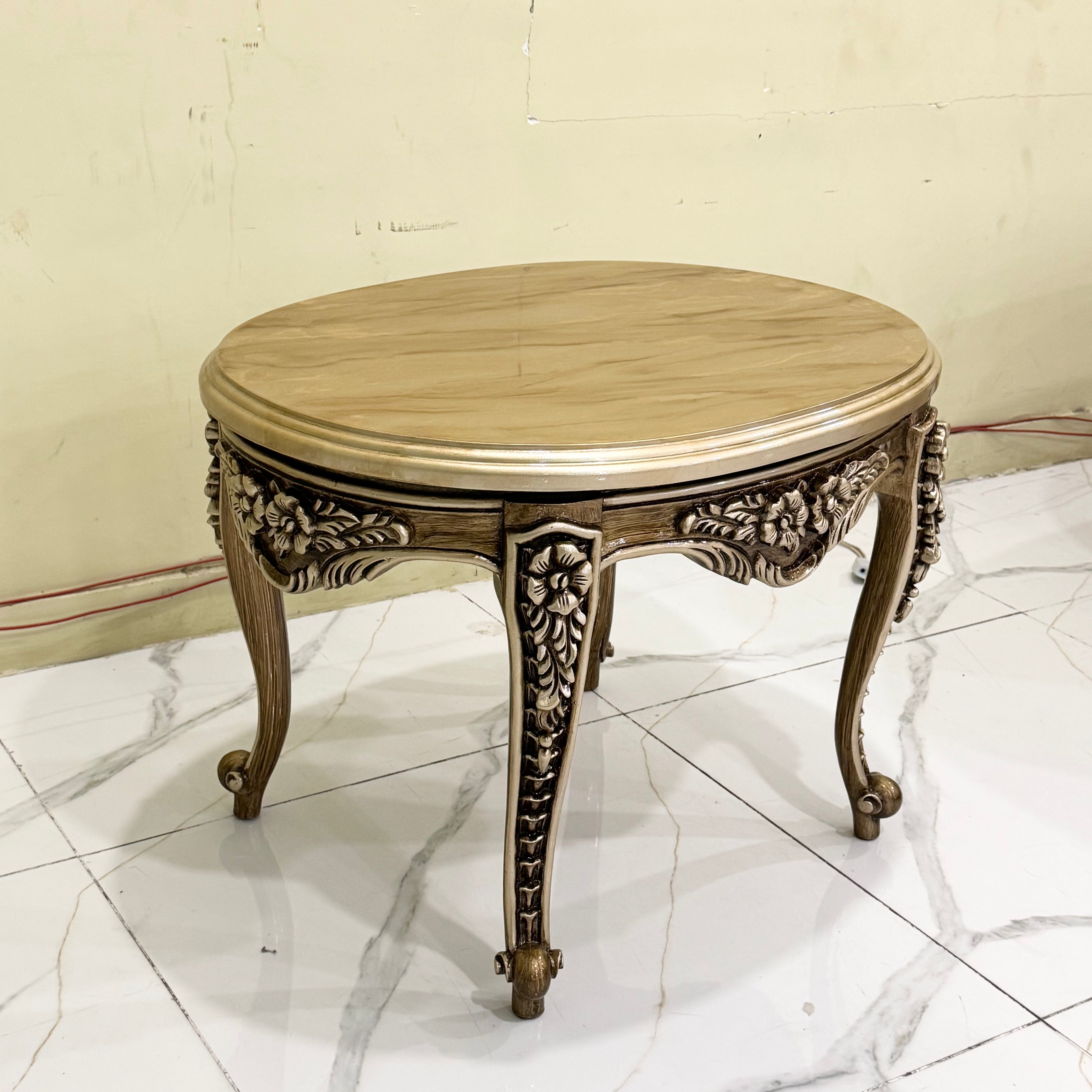 The Legacy Hand-Carved 3 piece Center table - ct51