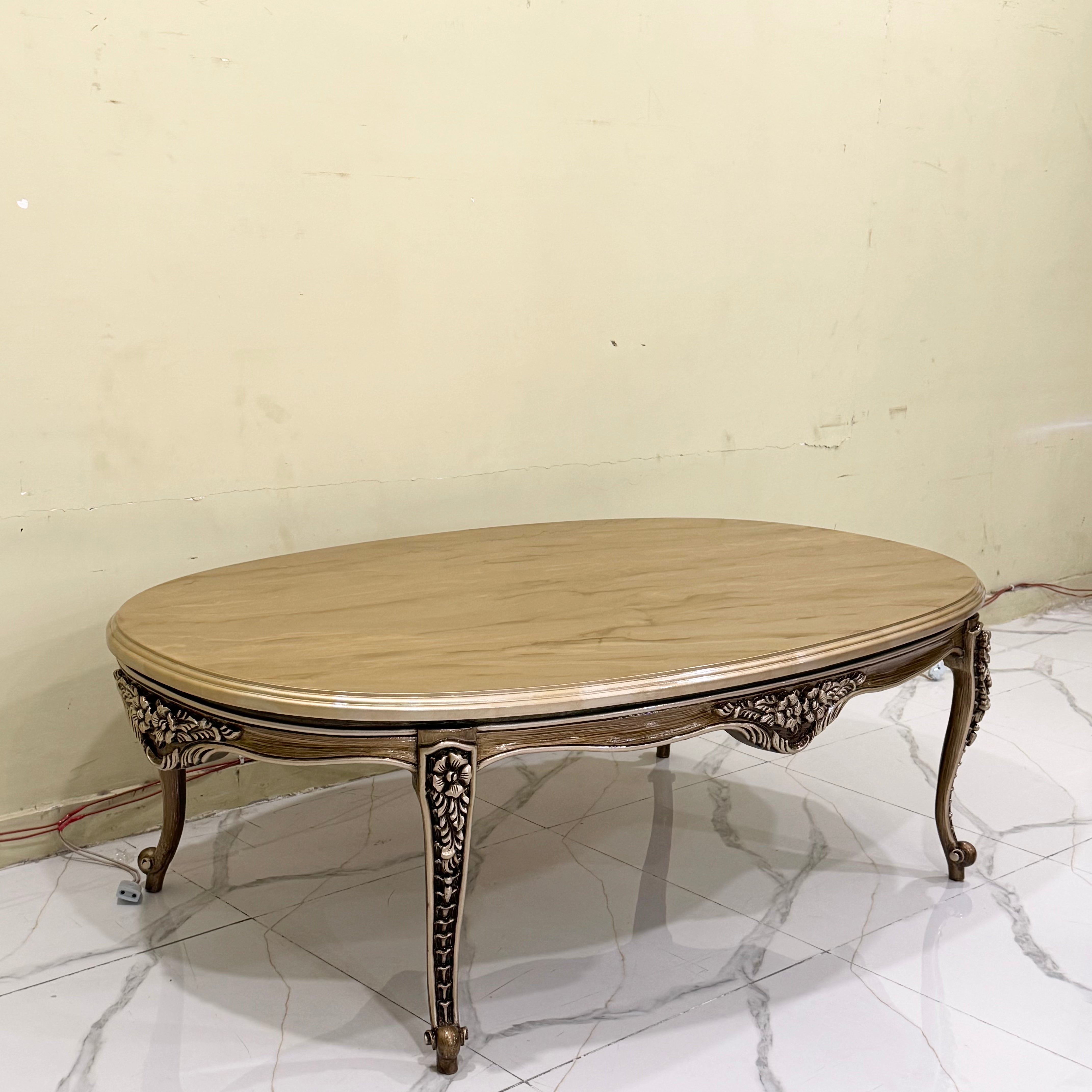 The Legacy Hand-Carved 3 piece Center table - ct51