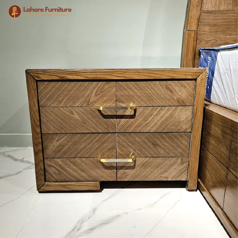 Tranquil Timber Double Bed - AK01