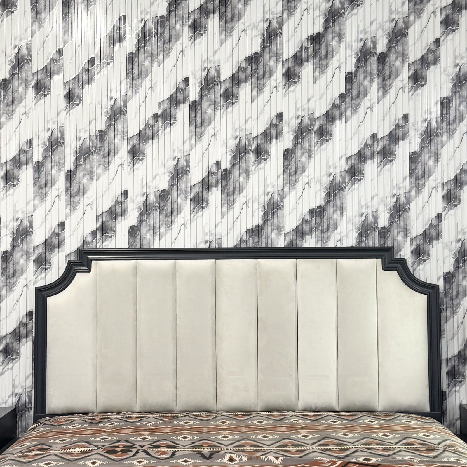 Modern minimalist bed Set- Md04